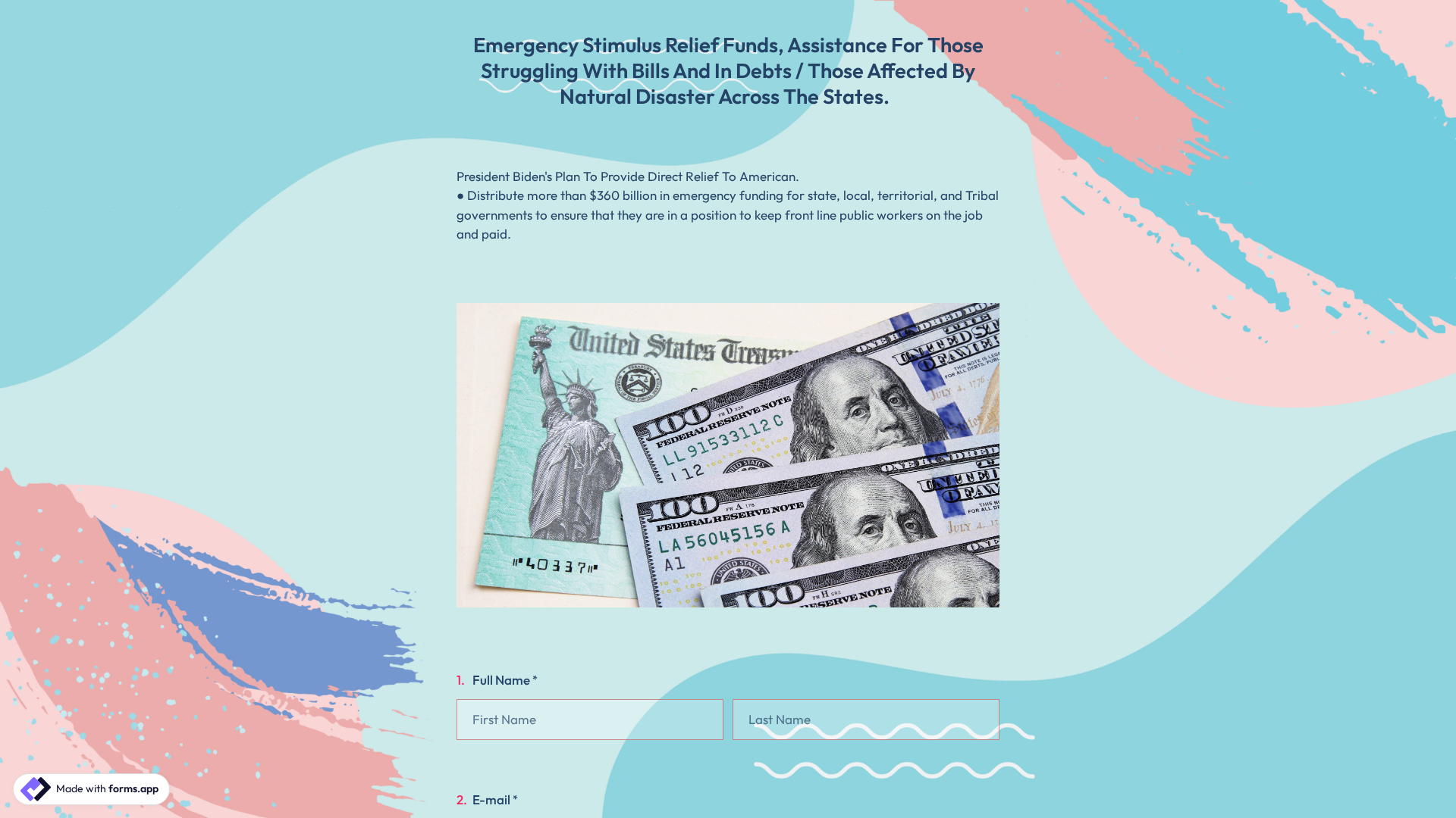 Screenshot of online.forms.app
