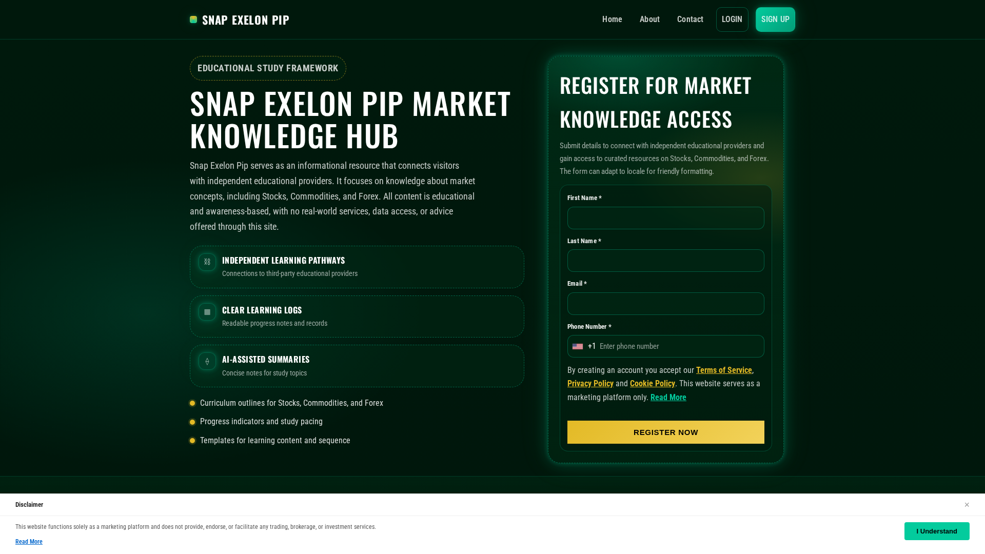Screenshot of snap-exelon-pip-engine.com