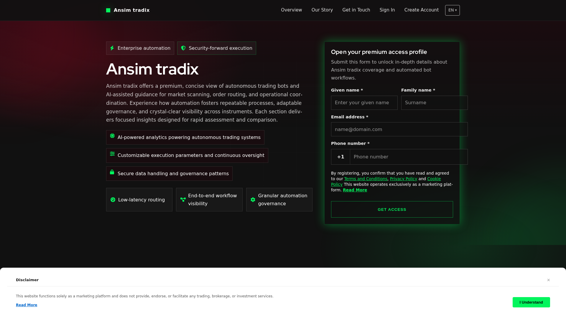 Screenshot of ansimtradix.pro