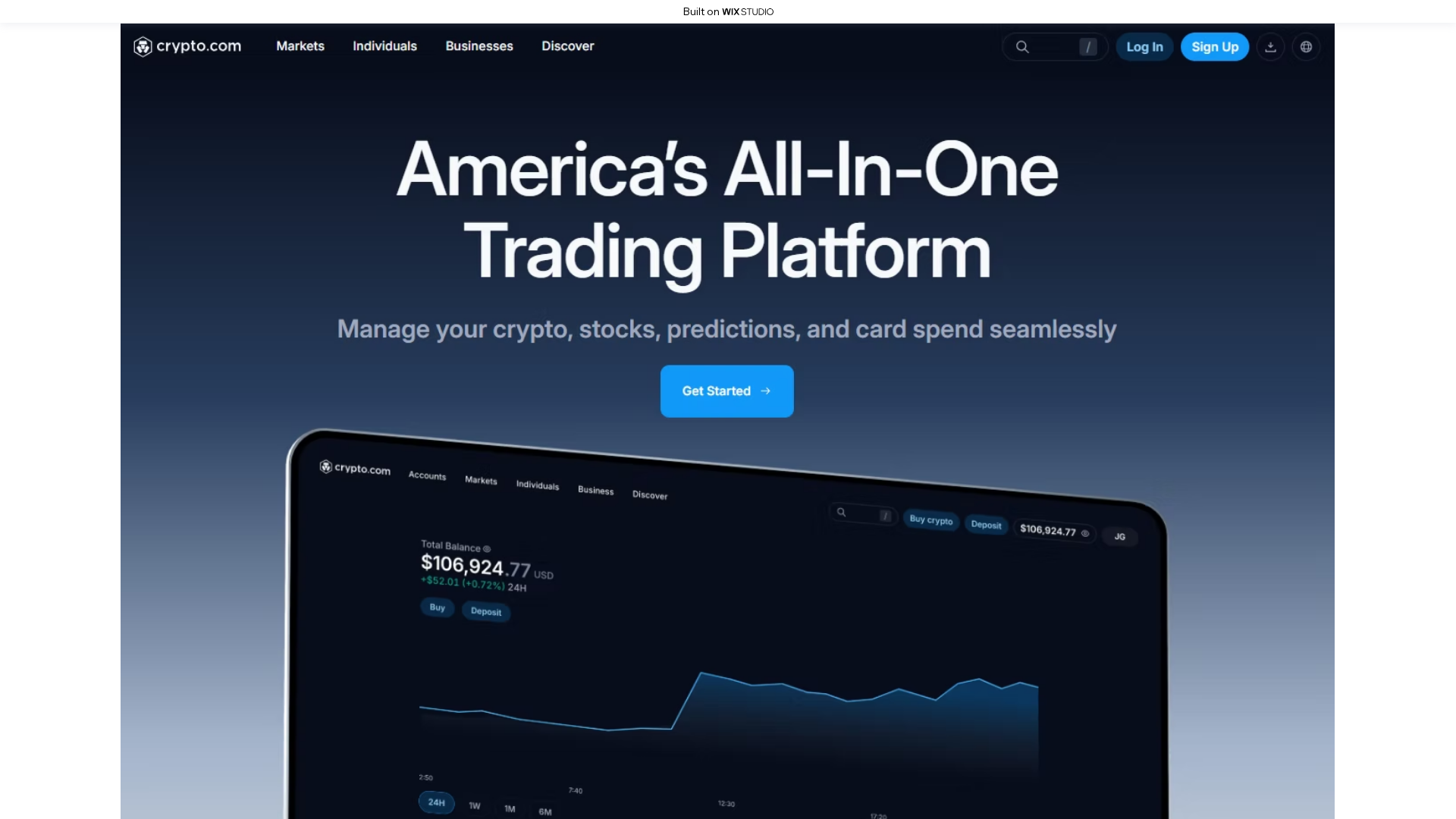 Screenshot of trade-cryptocom-apps.wixstudio.com