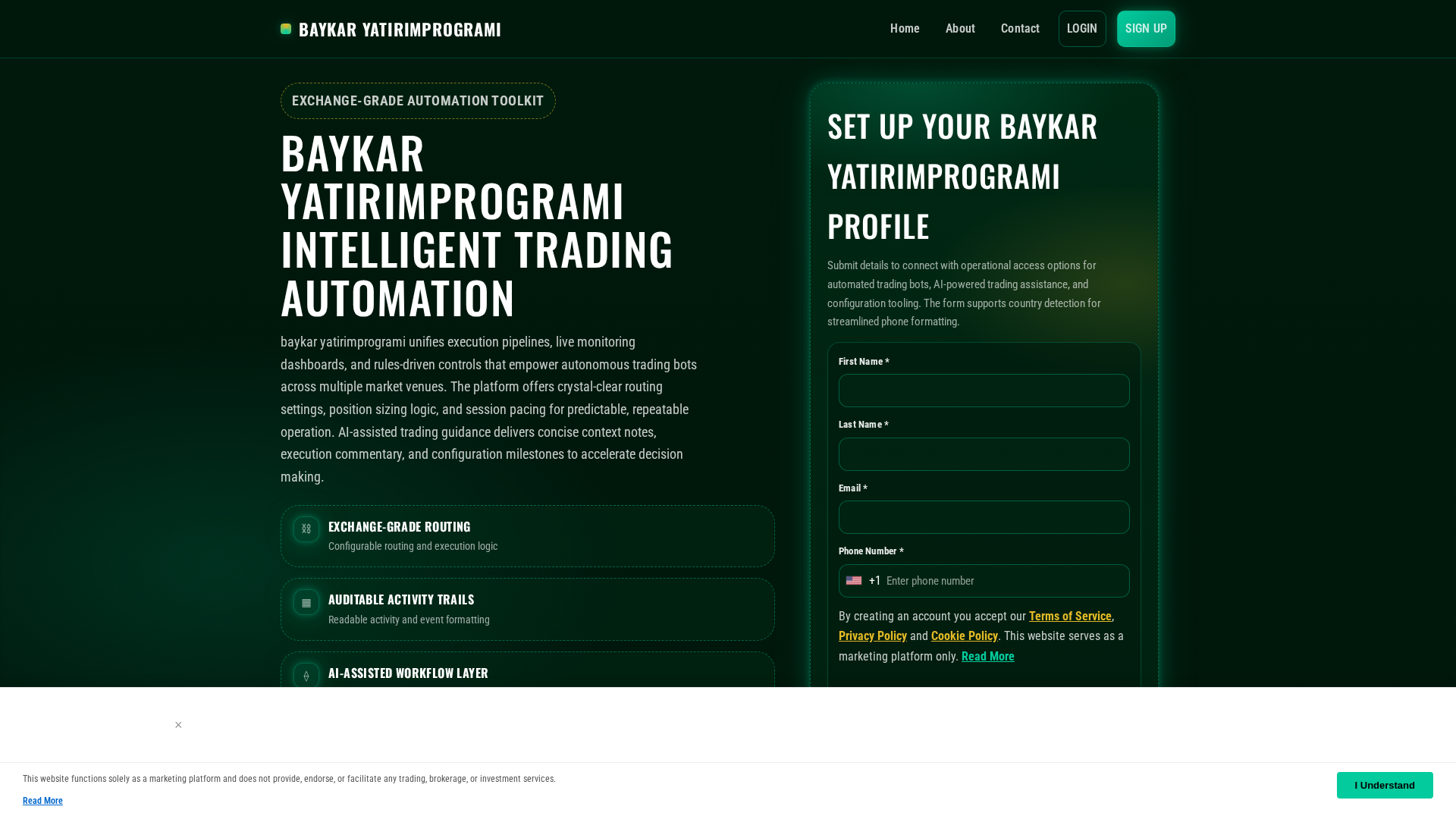 Screenshot of baykar-yatirimprogrami.com