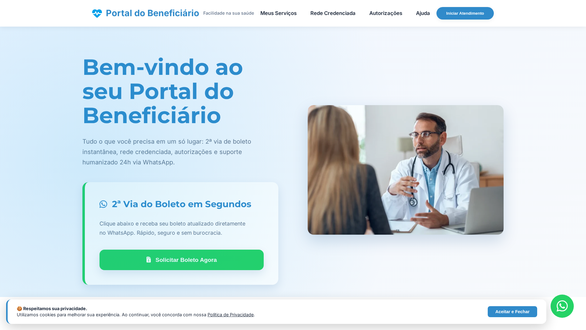Screenshot of piranicorretora.github.io