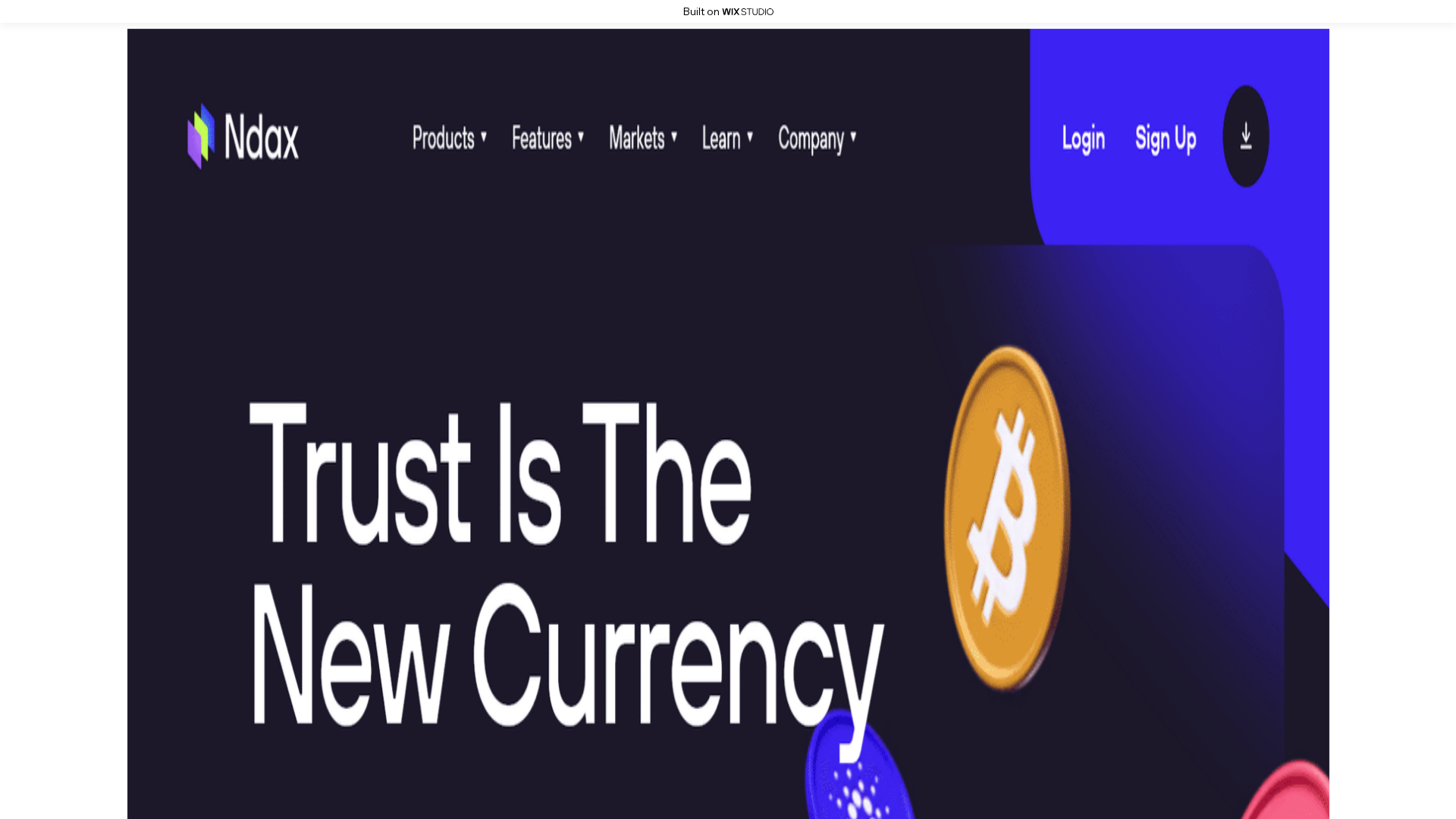 Screenshot of ndaxoo-iostart.wixstudio.com