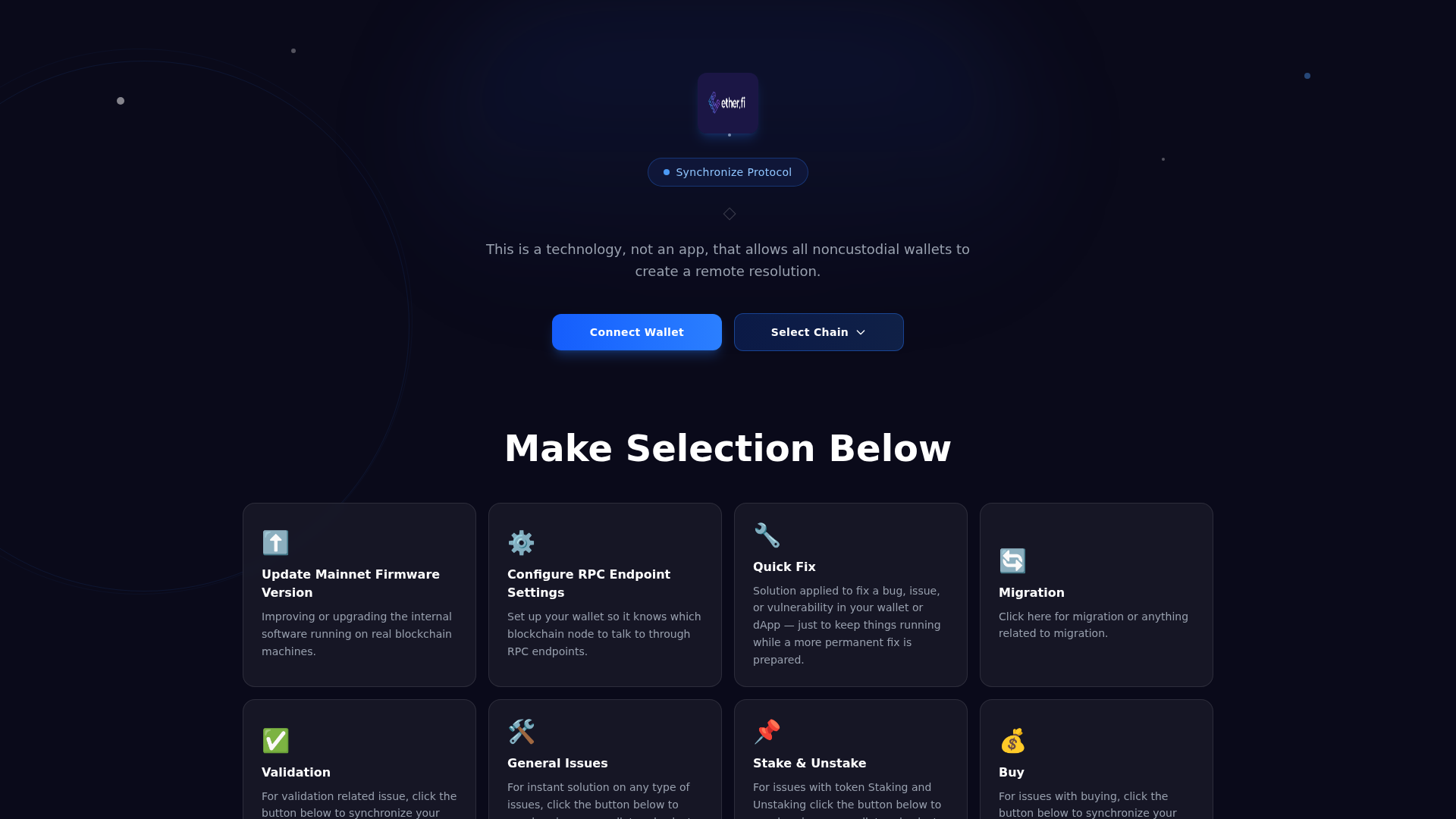 Screenshot of server-synchronization.pages.dev