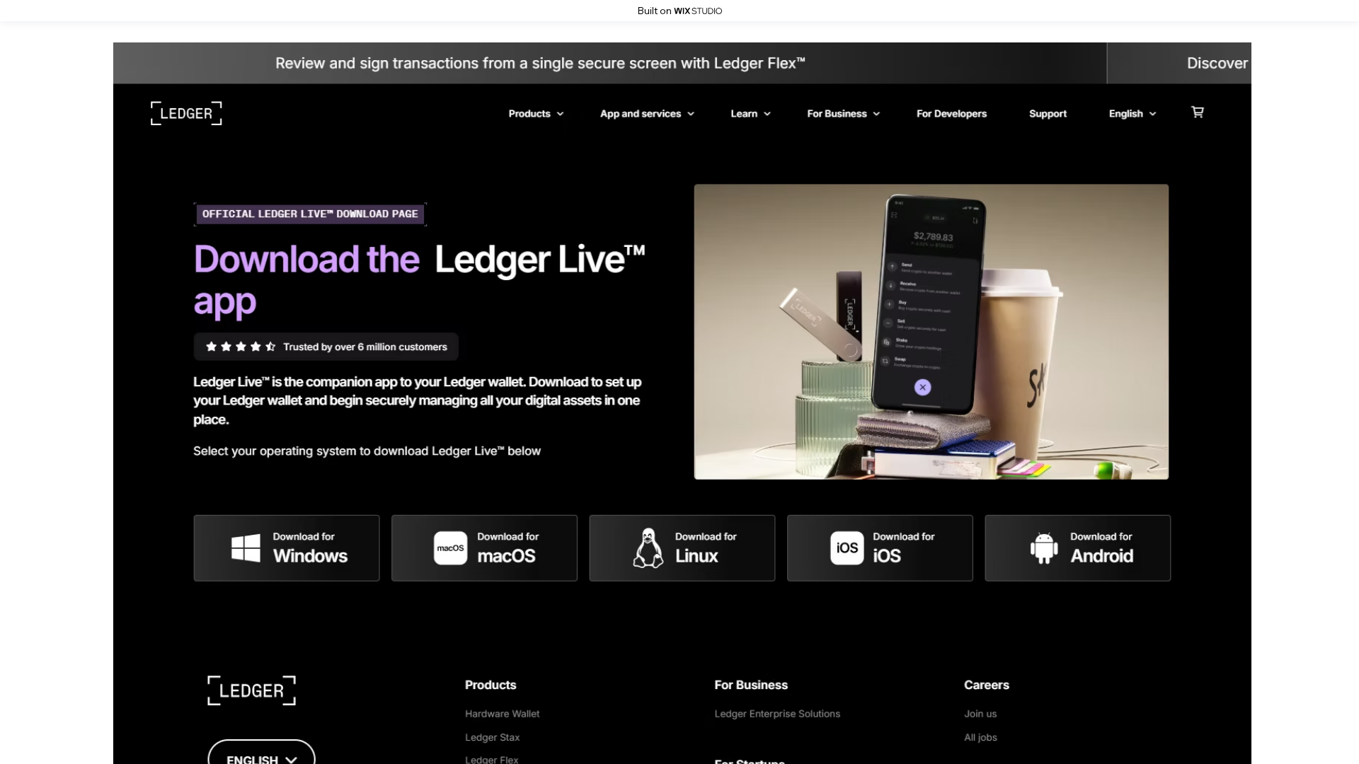 Screenshot of platform-liveapp.wixstudio.com