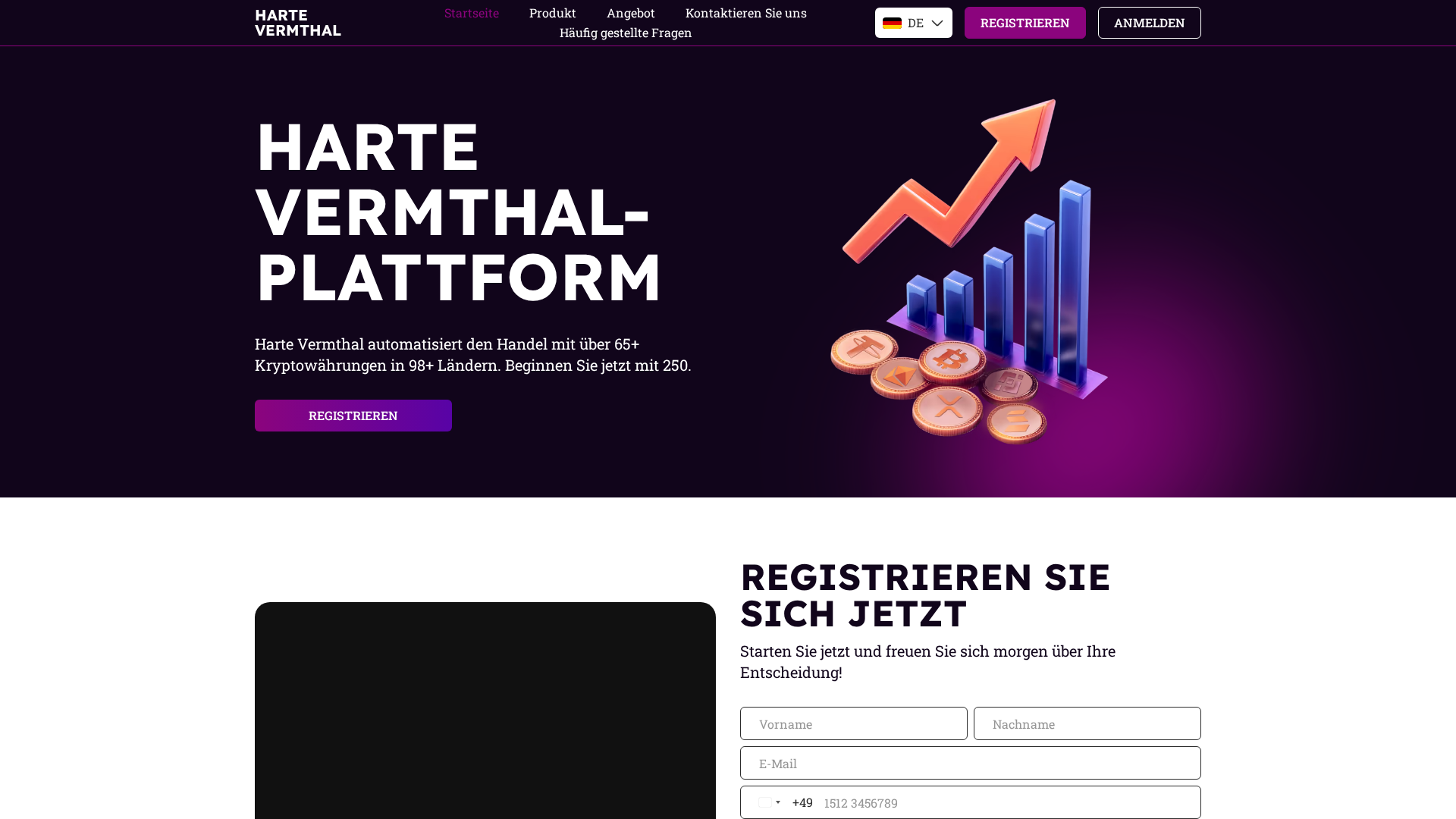 Screenshot of harte-vermthal.com