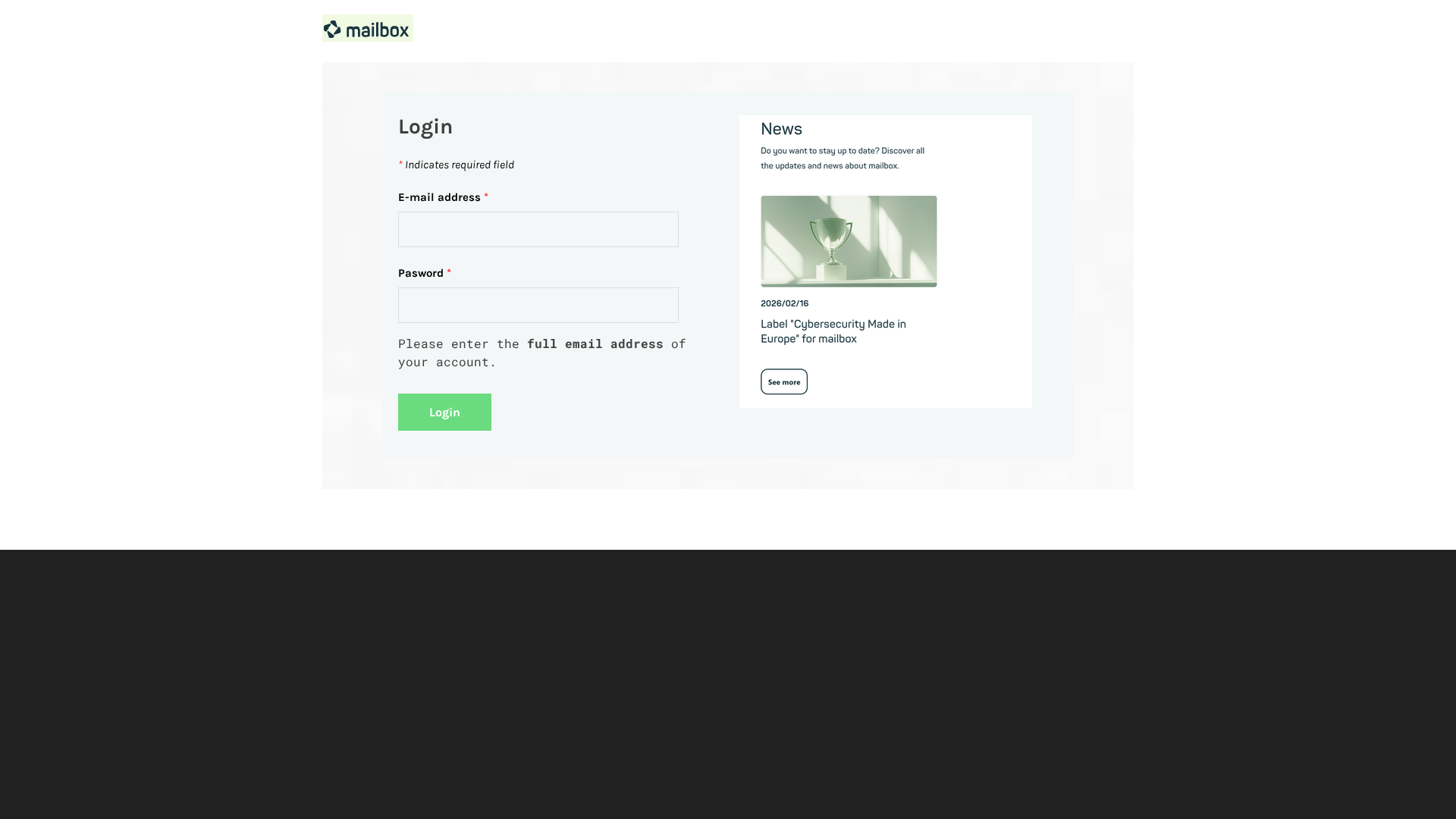 Screenshot of mail-boxx.weebly.com