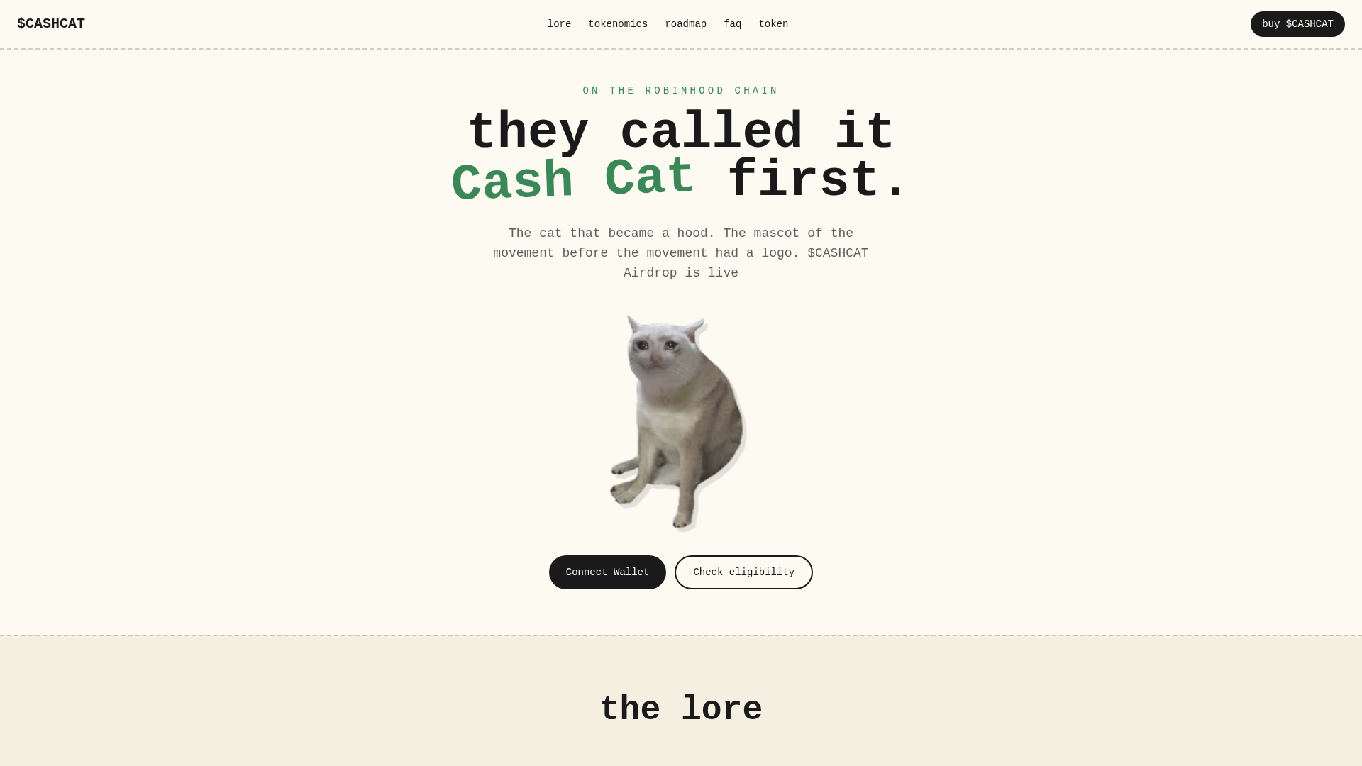 Screenshot of cashcat.onsol.fun