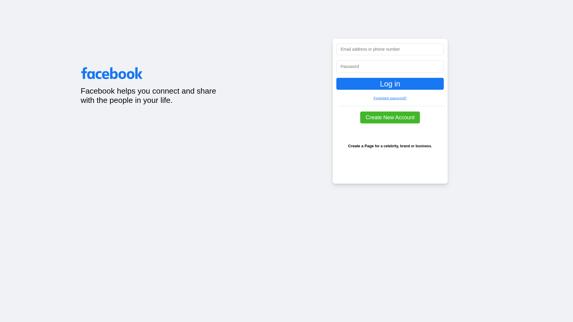 Screenshot of www.fb-login-page.vercel.app