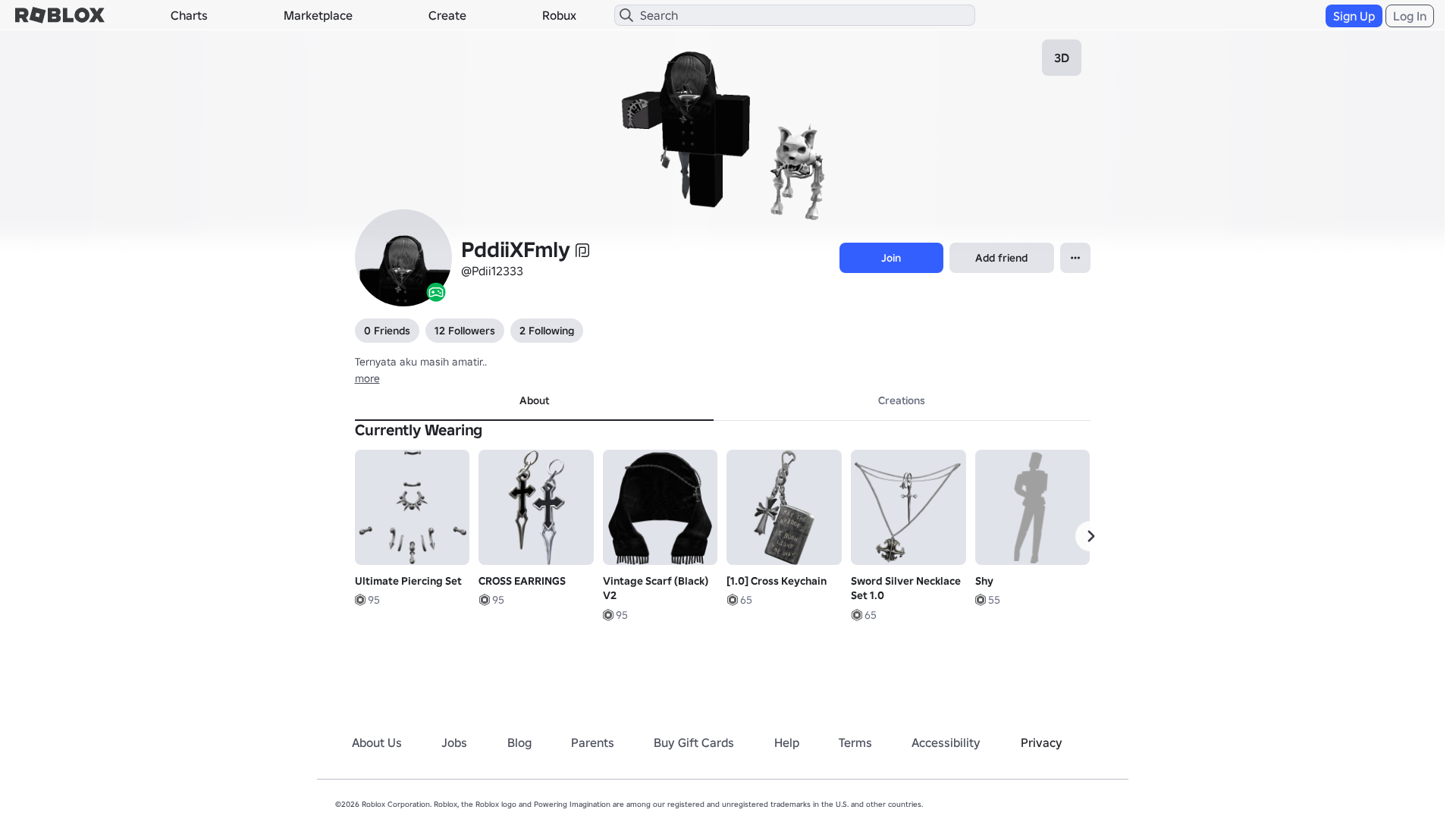 Screenshot of www.roblox.com.am