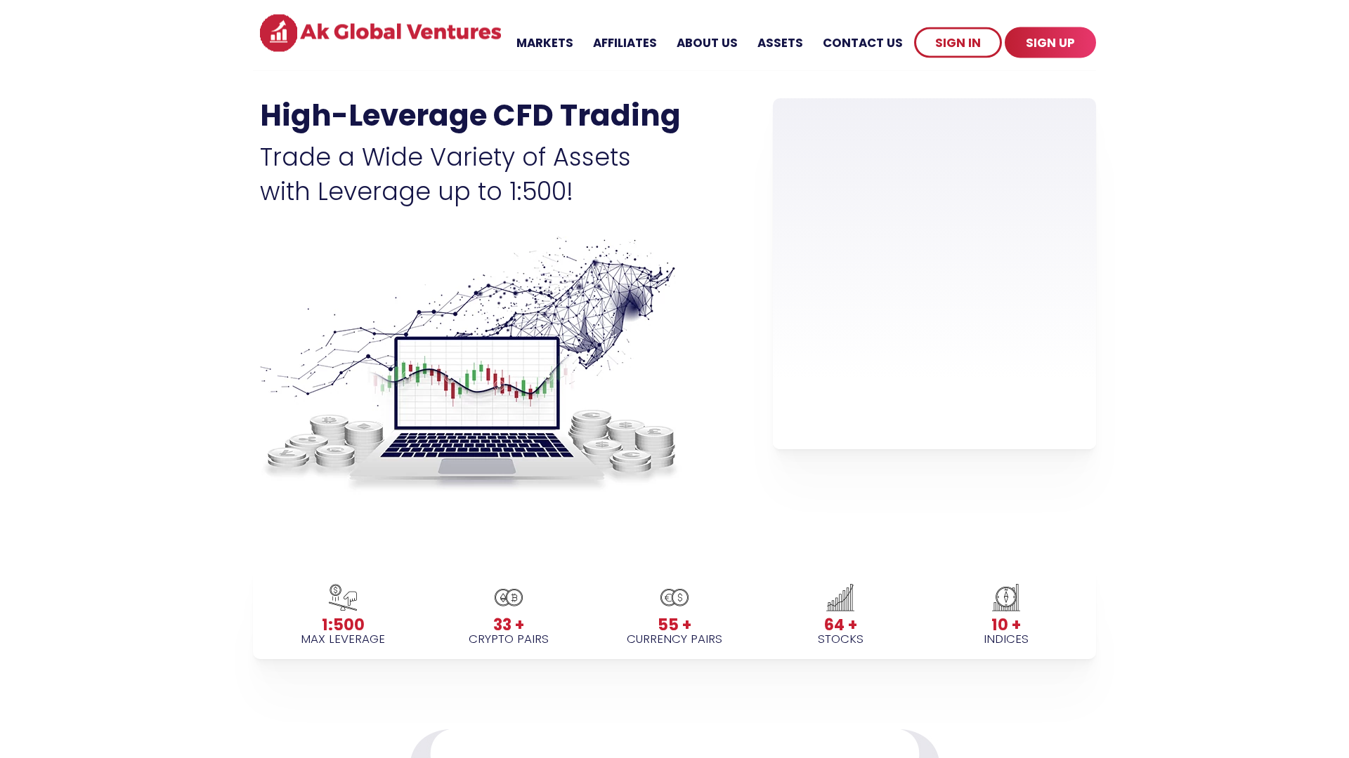 Screenshot of akglobalventures.org