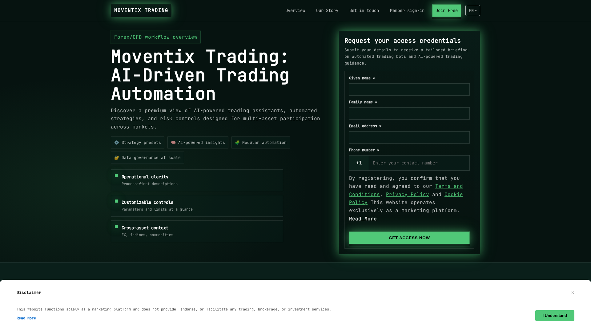 Screenshot of moventixtrading.pro