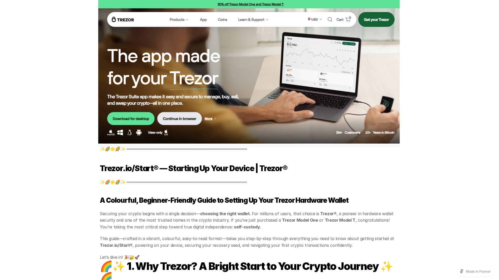 Screenshot of learn-start-trzer.framer.ai