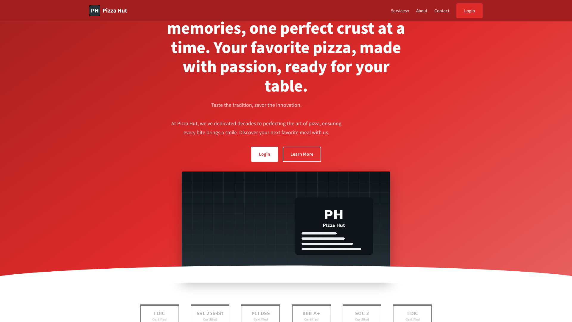 Screenshot of pizzahut.gr.com