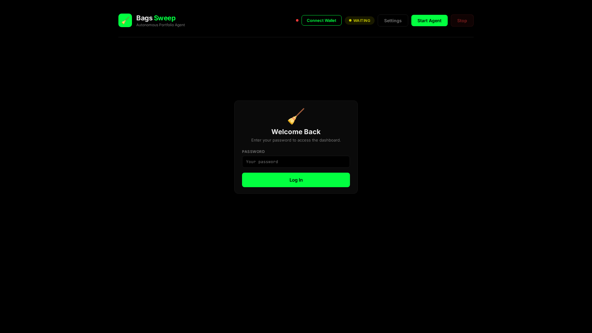 Screenshot of bagssweep.fun