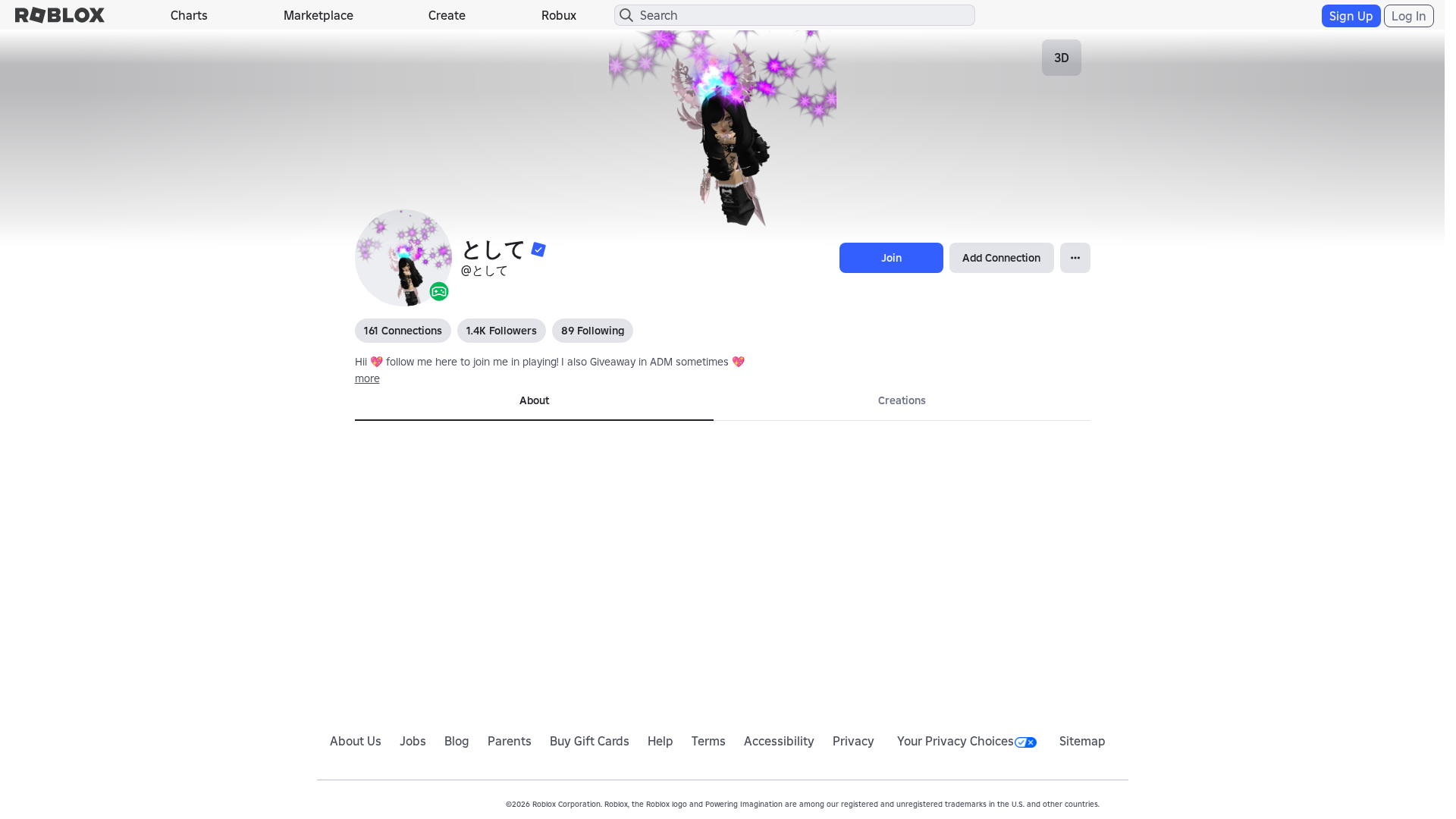 Screenshot of www.roblox.com.bi