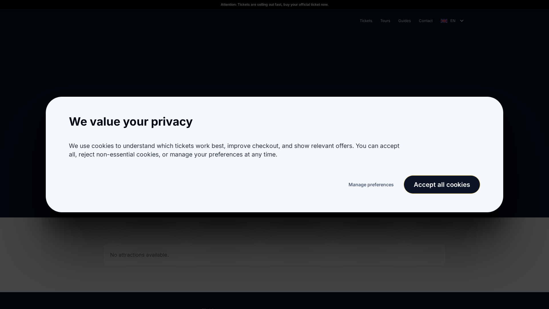 Screenshot of chateauversaillesticket.com