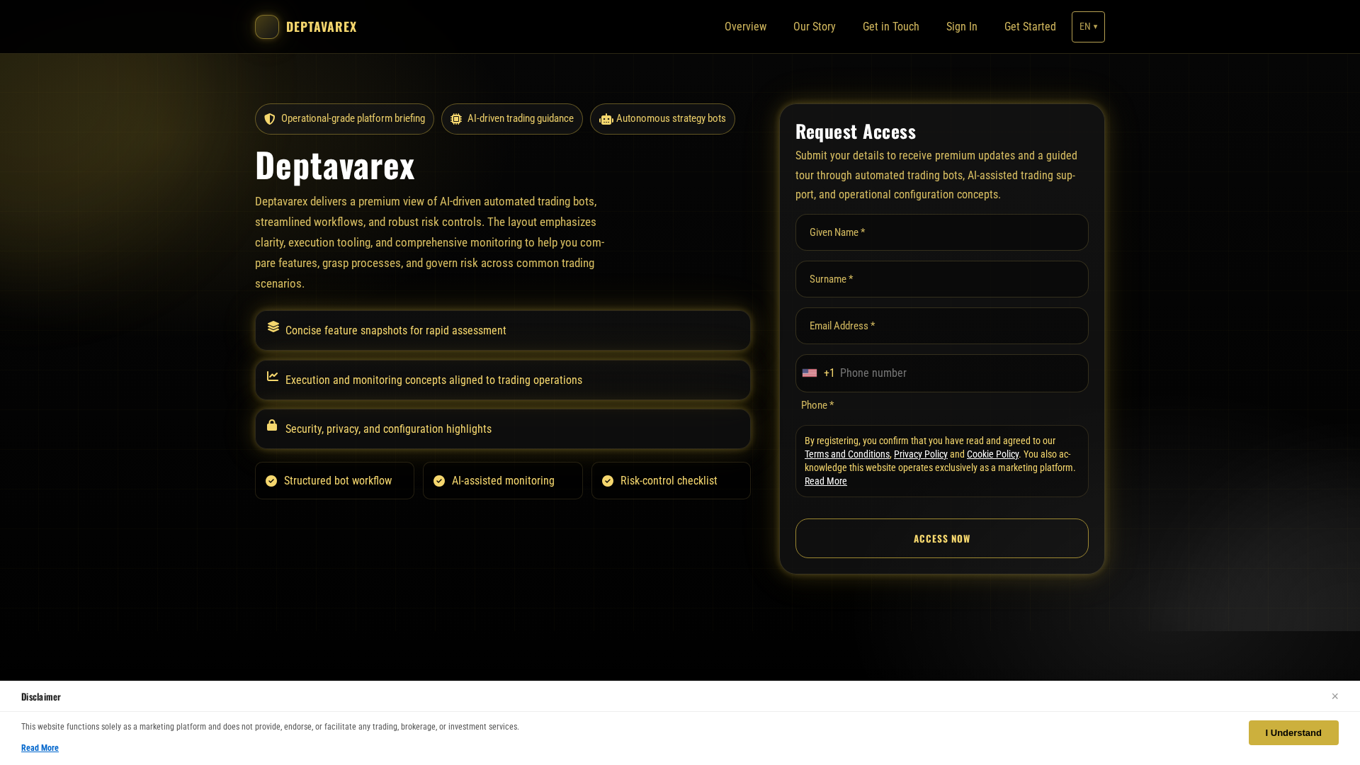 Screenshot of deptavarex.digital
