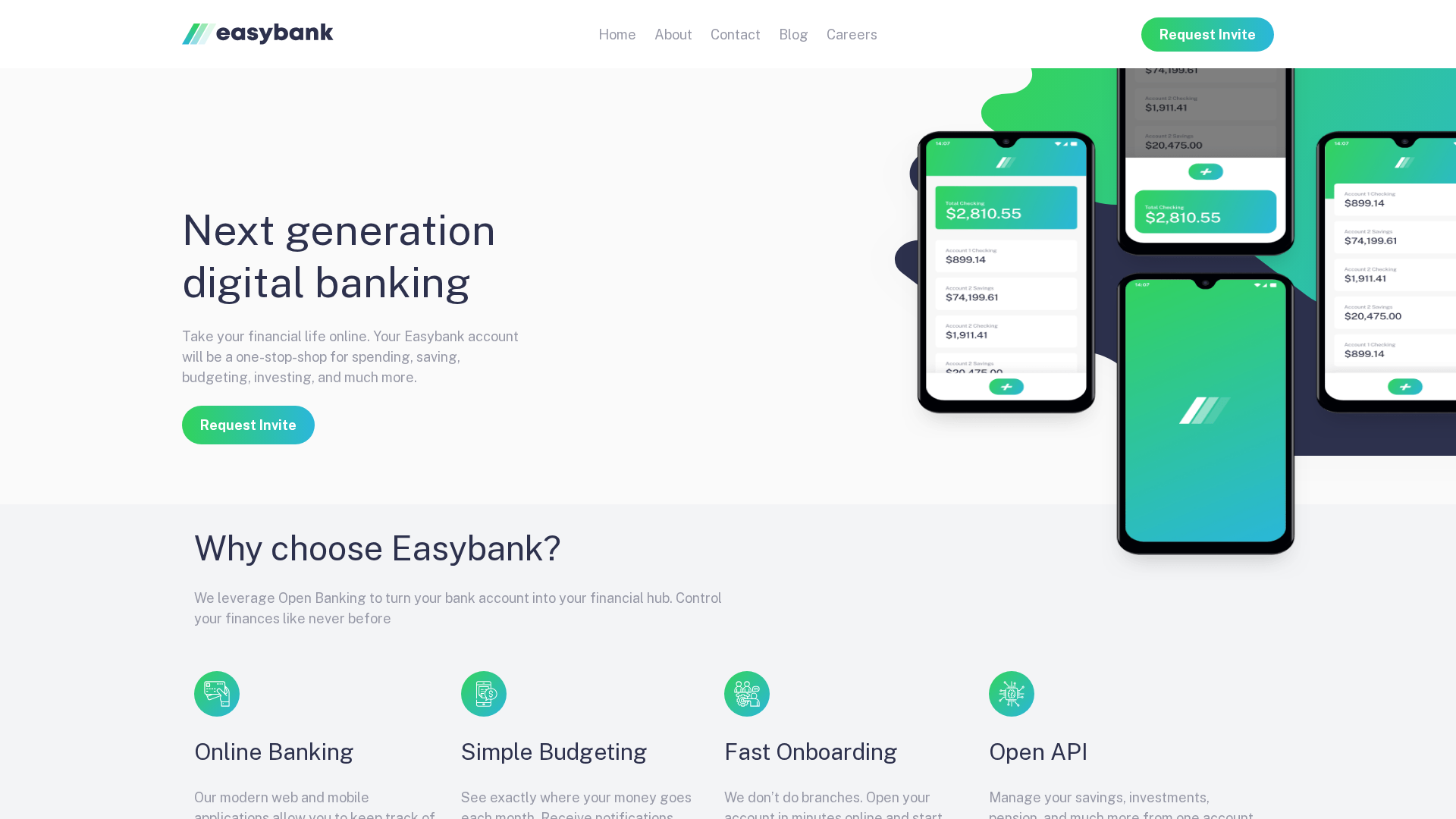 Screenshot of easybank-7asiv1w20-noel6666.vercel.app