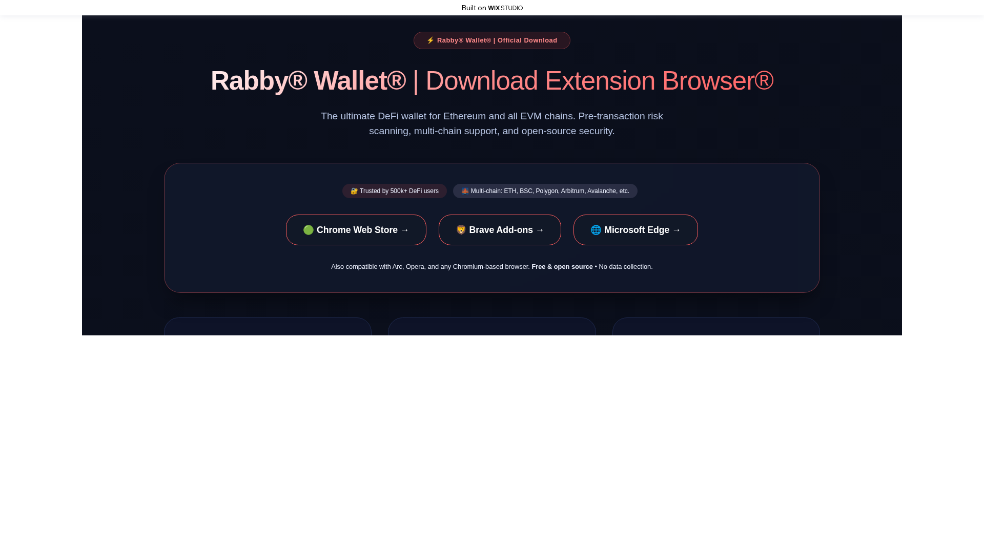 Screenshot of appsio-rabbyy.wixstudio.com