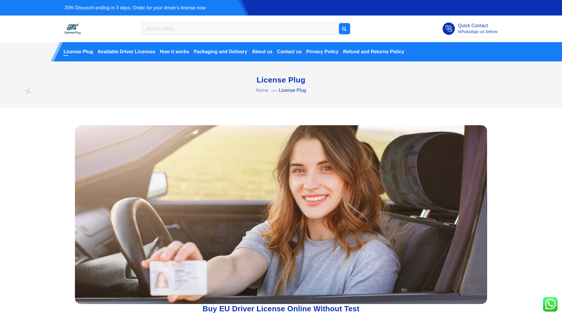 Screenshot of buydriverlicensesonline.com