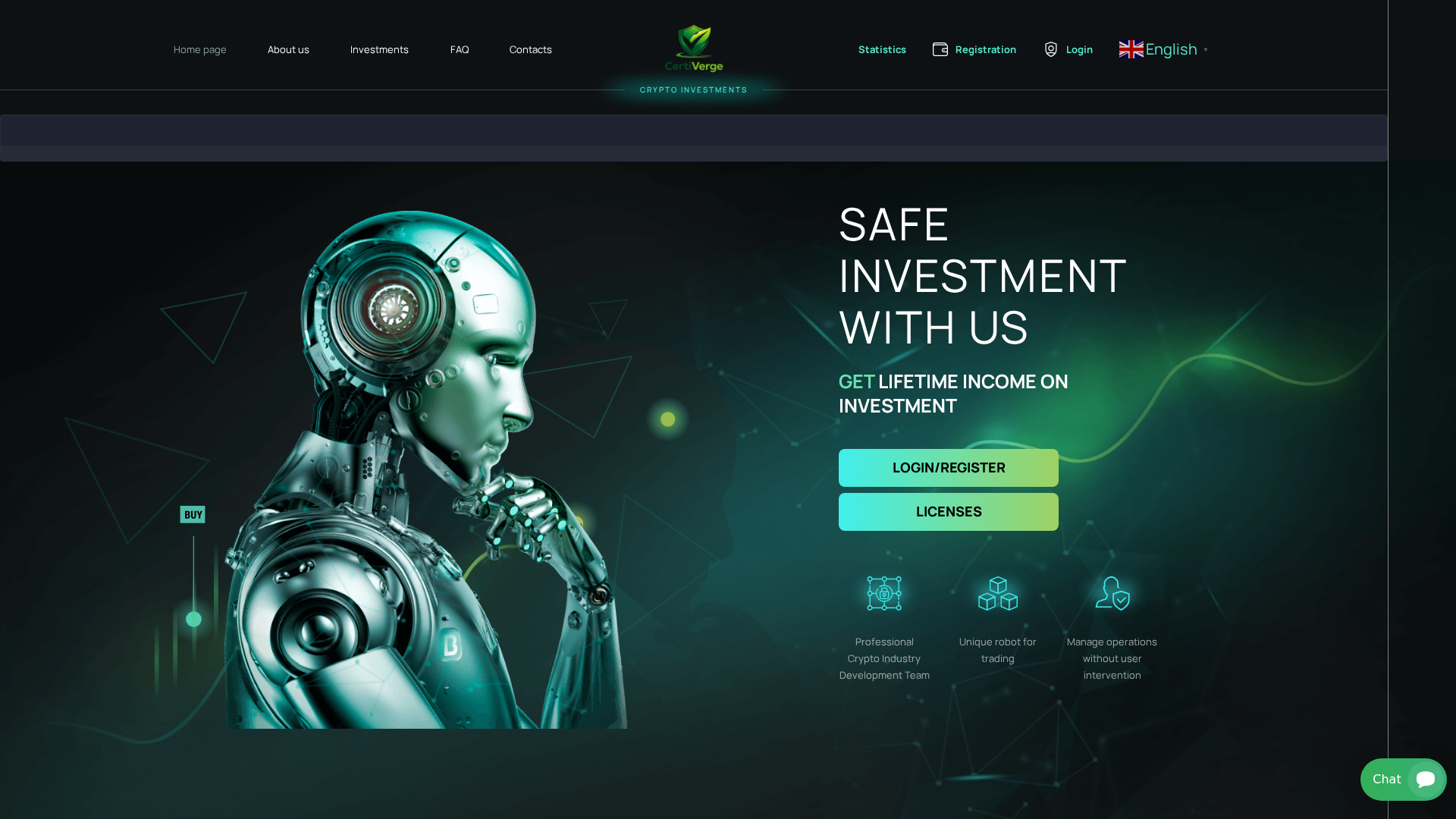 Screenshot of certiverge.tizml.com