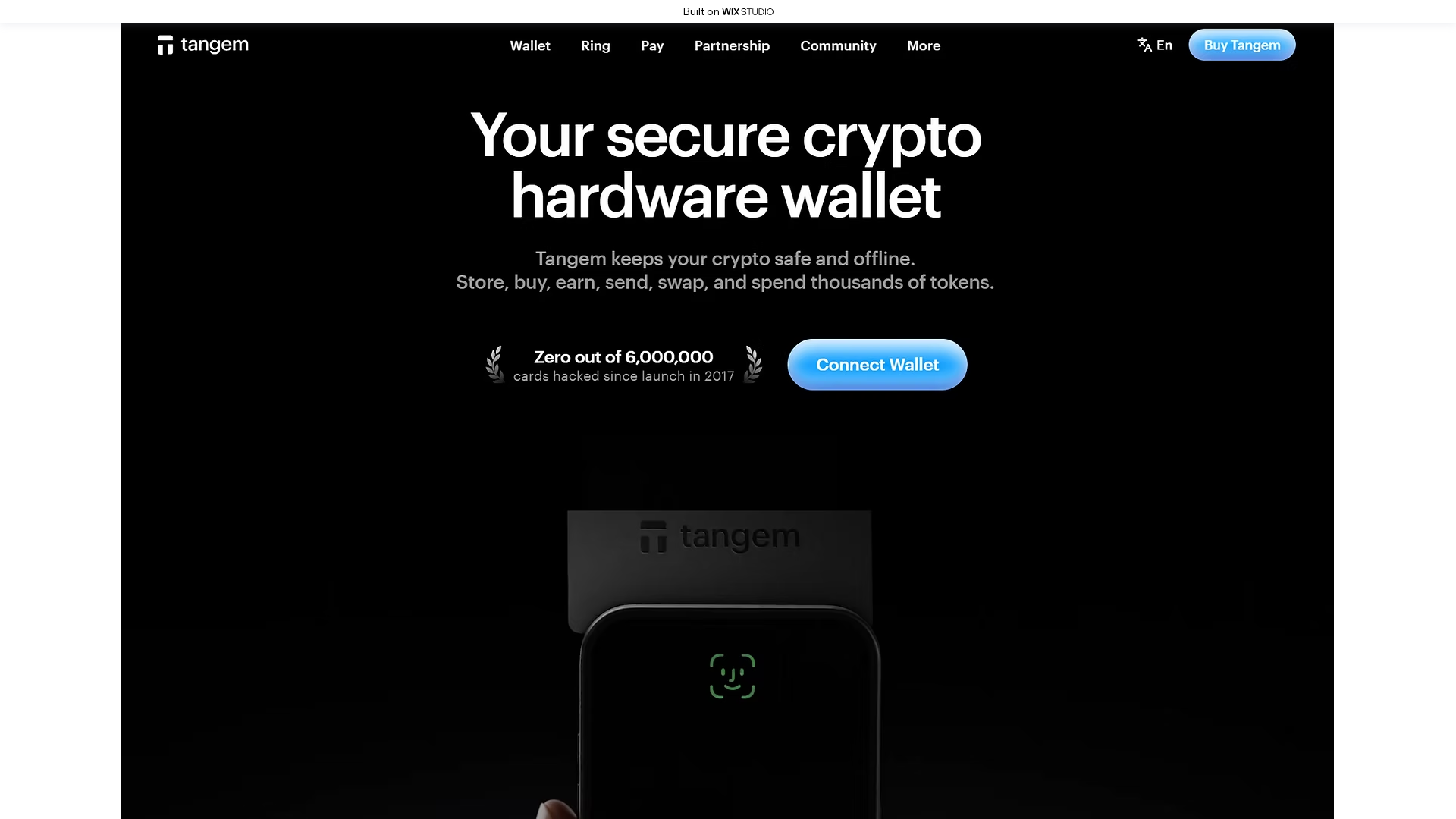 Screenshot of tangen-walts.wixstudio.com
