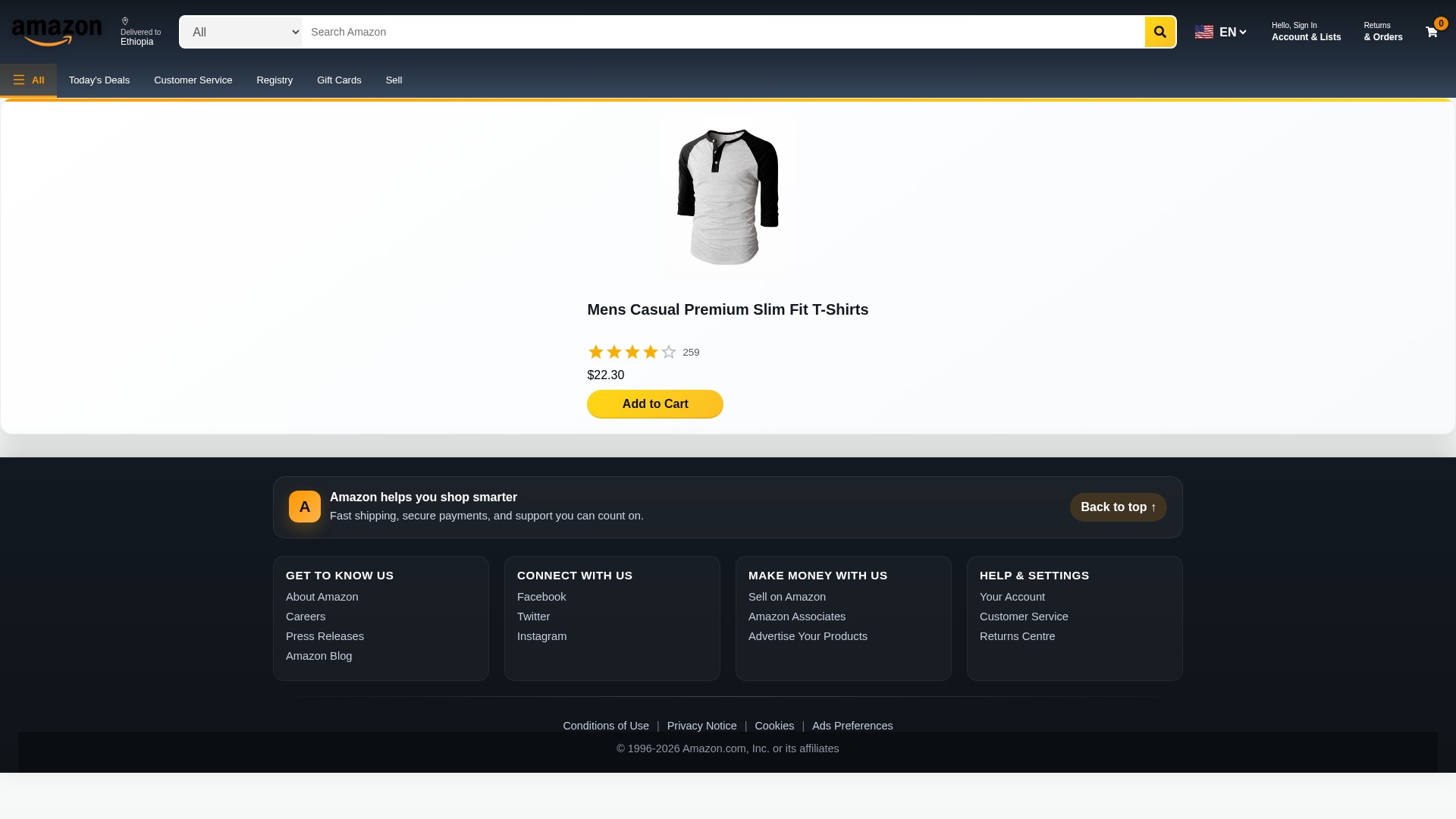Screenshot of amazon-clone-six-rho-44.vercel.app