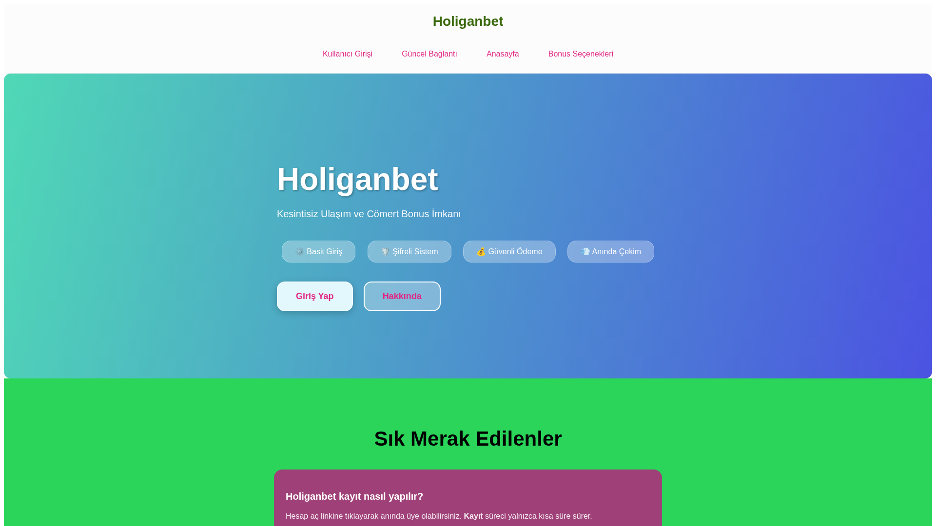 Screenshot of giris.holigan-bet-gercek75.cam
