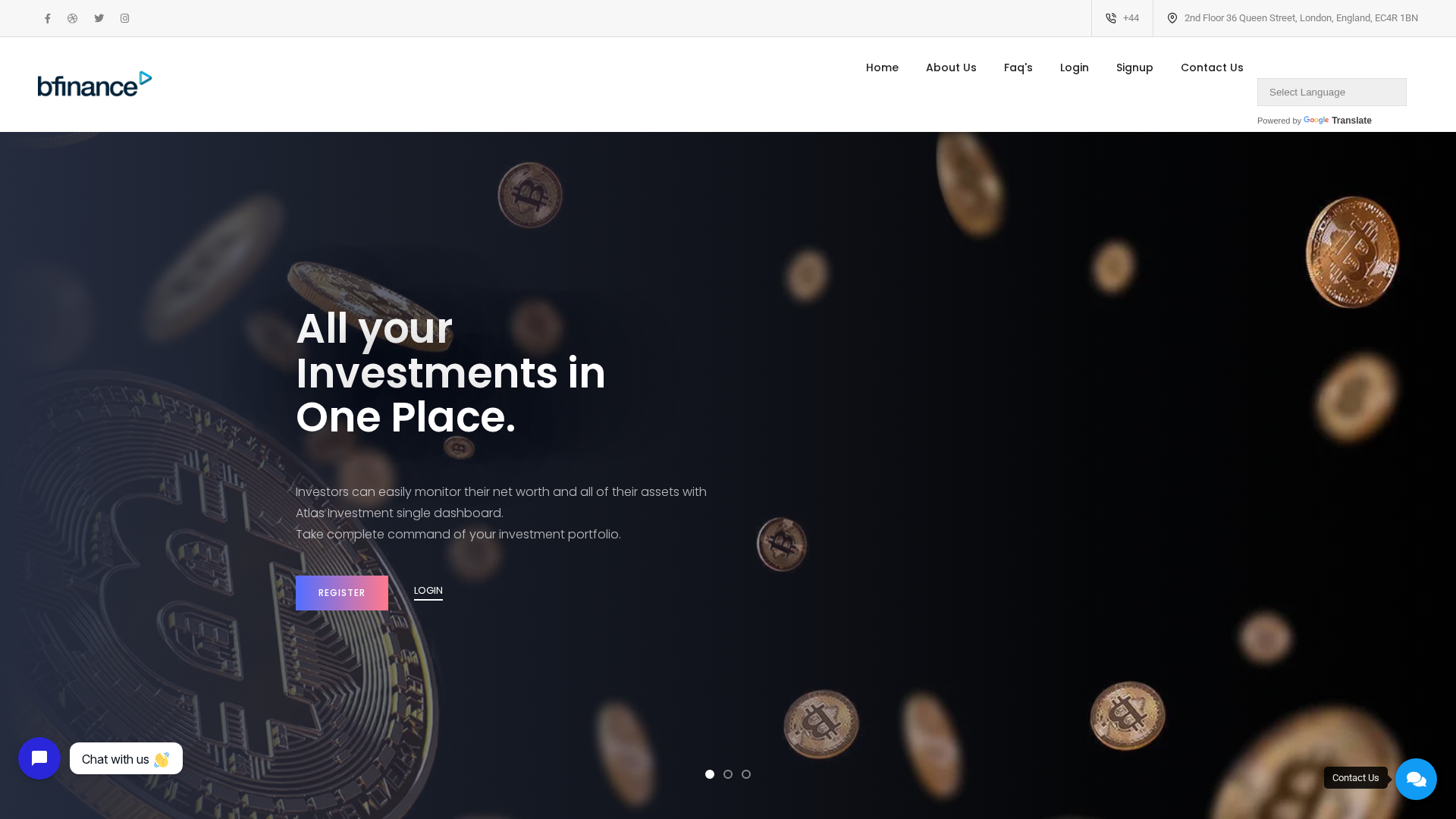Screenshot of bfinance.id