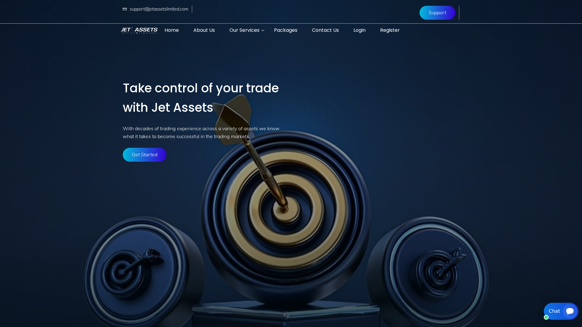 Screenshot of jetassetslimited.com