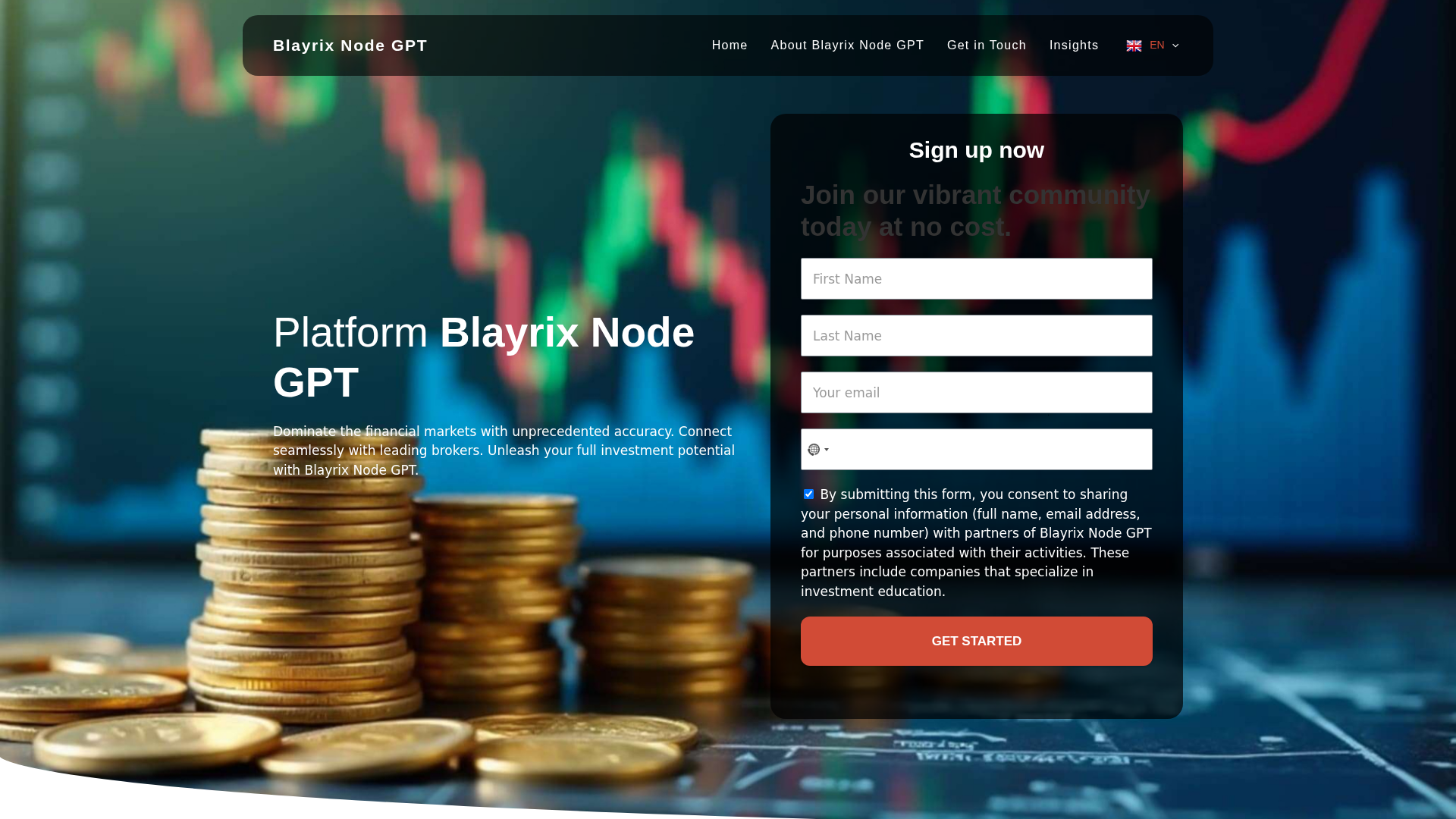 Screenshot of blayrixnodegptsystem.net