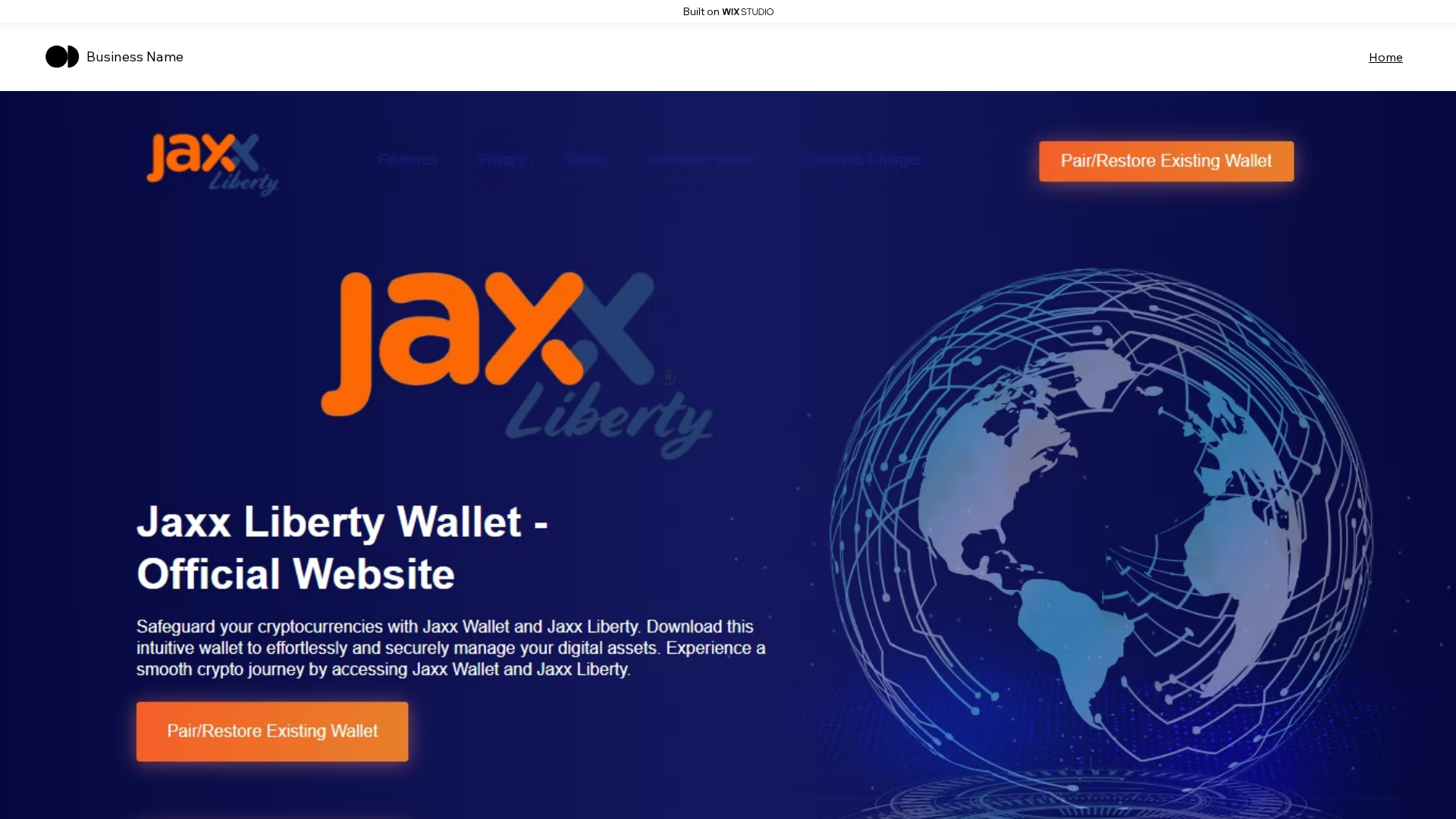 Screenshot of jaaxxlibarty.wixstudio.com