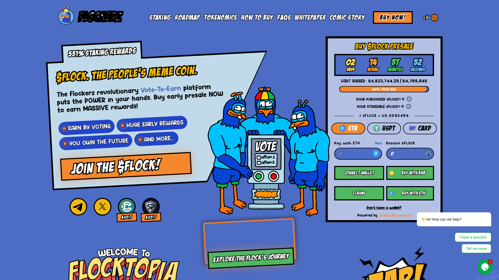 Screenshot of flockerz-dashboards.pages.dev