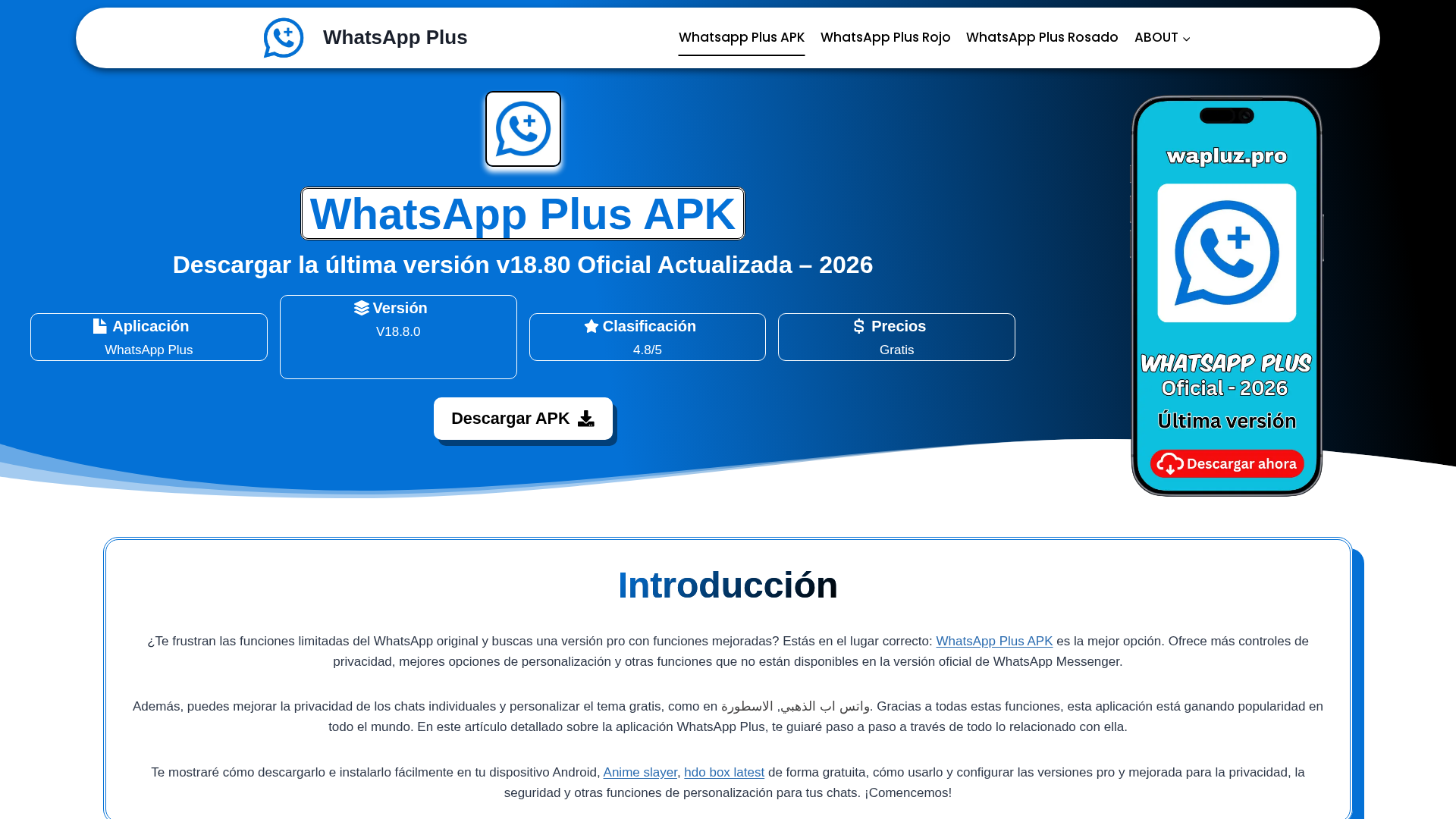 Screenshot of wapluz.pro