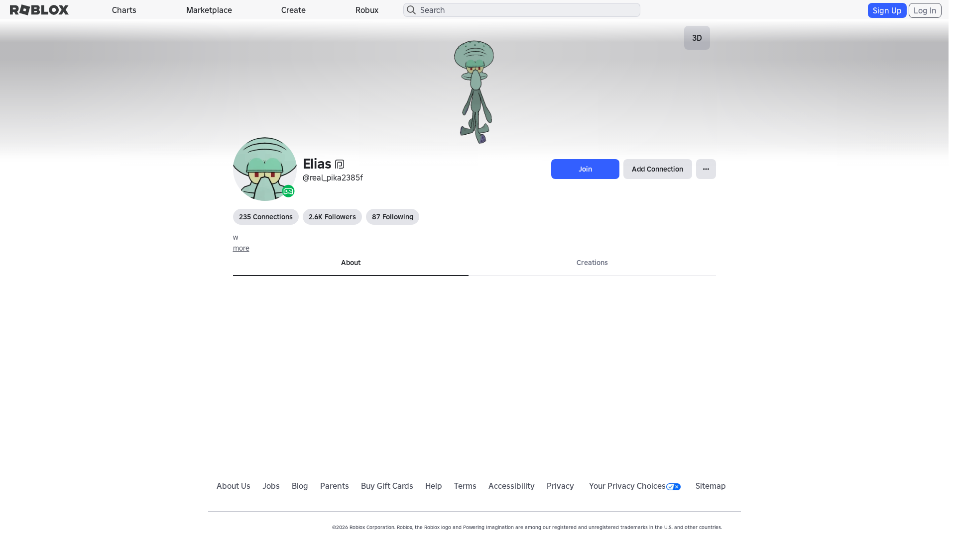 Screenshot of www.roblox.com.bi