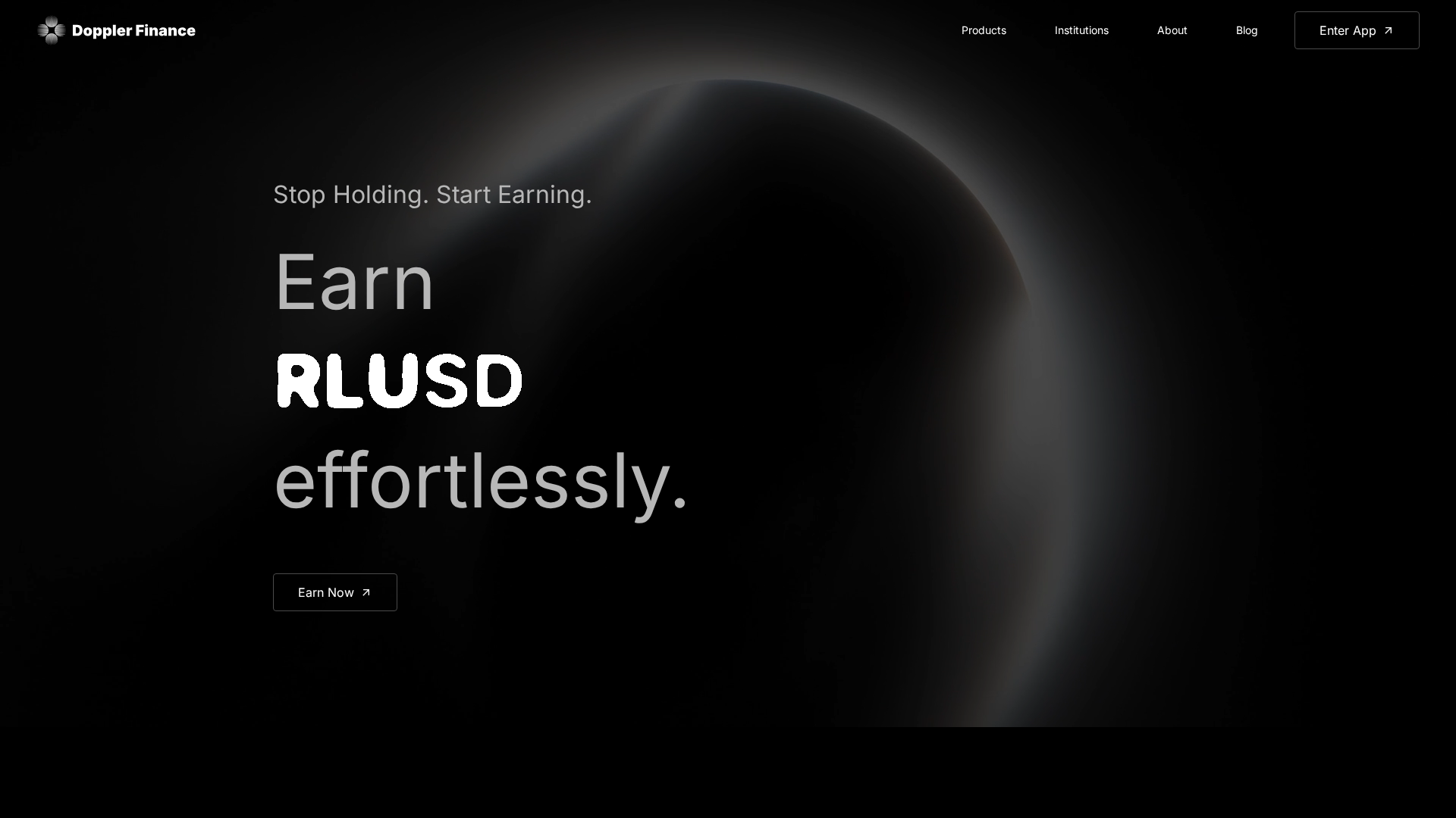 Screenshot of doppler.finance.ski