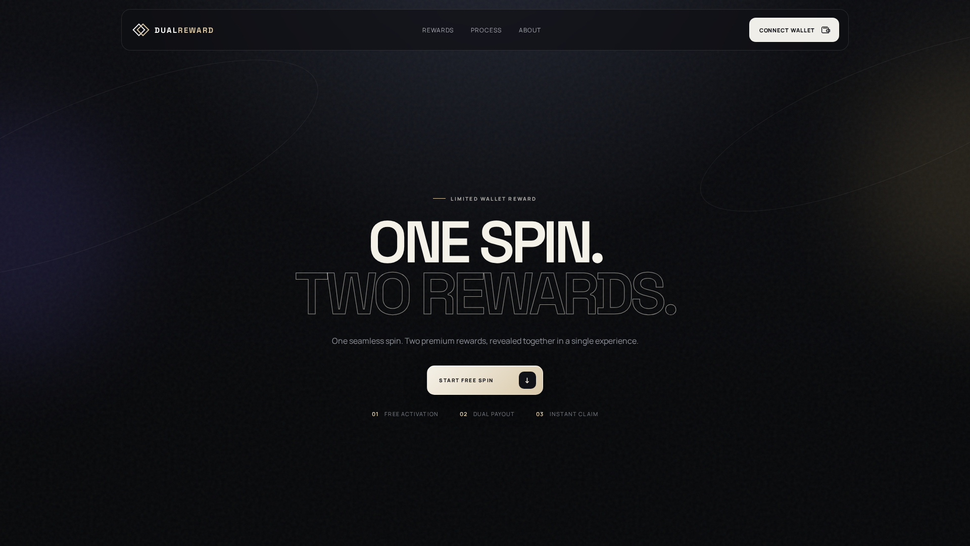 Screenshot of dualreward.xyz