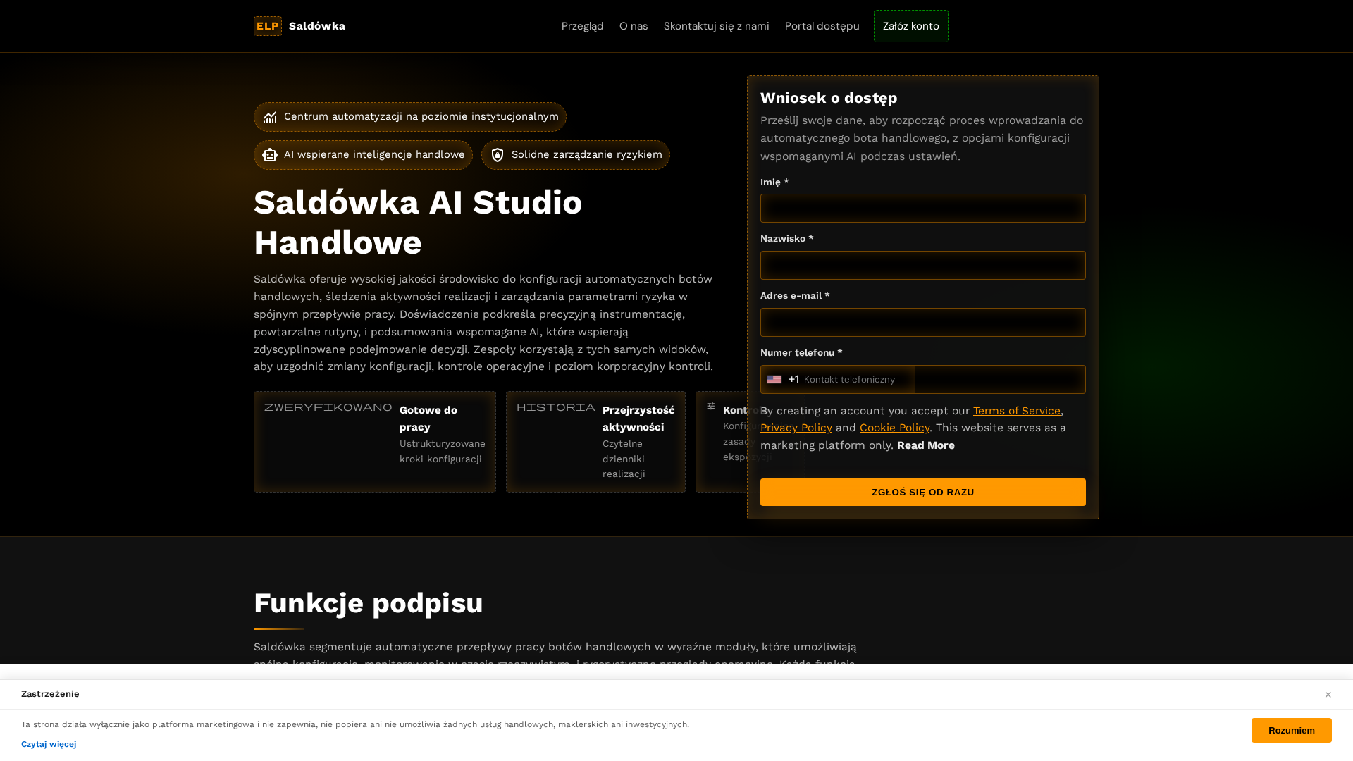 Screenshot of saldowka.click