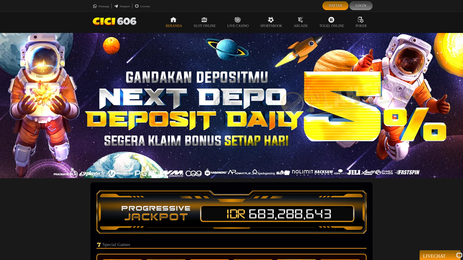Screenshot of cici606.net