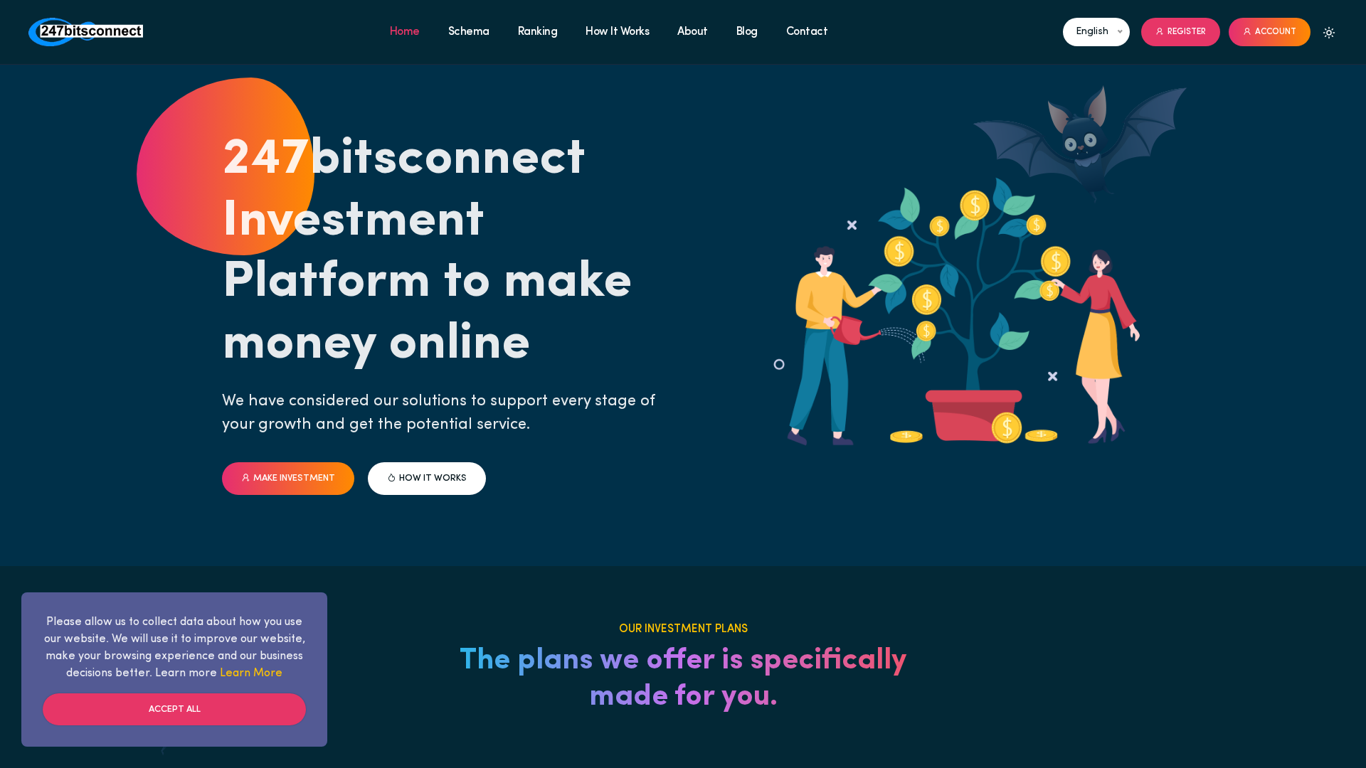 Screenshot of 247bitsconnect.com