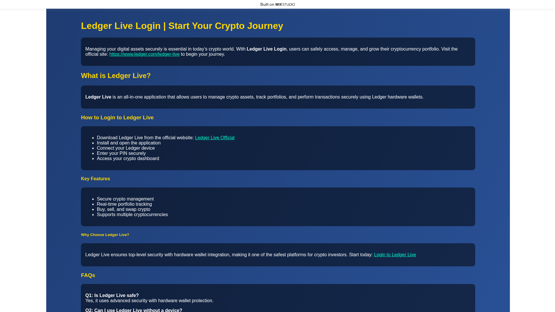 Screenshot of open--legrlive.wixstudio.com