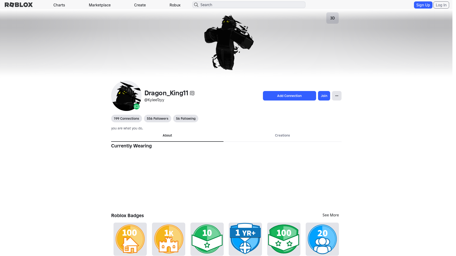 Screenshot of roblx.me