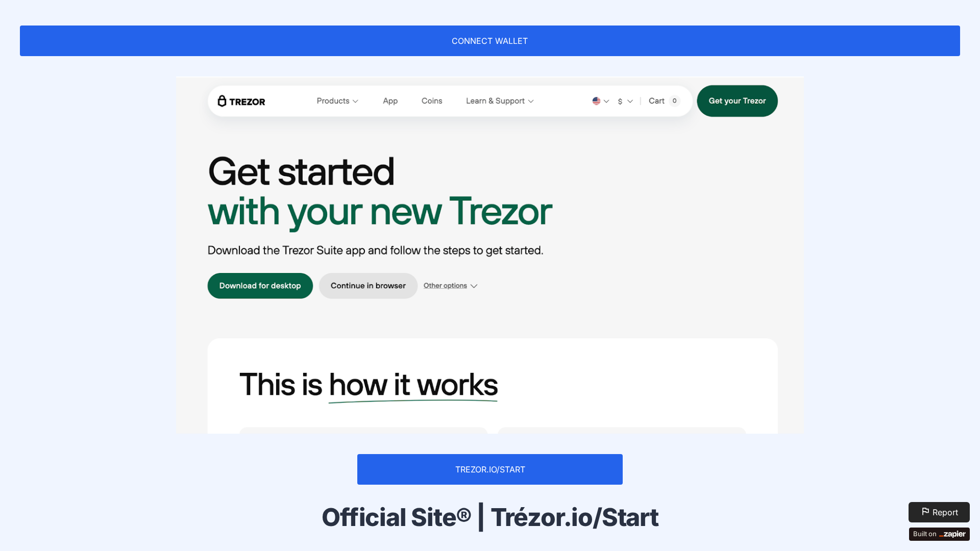 Screenshot of suitapps.zapier.app