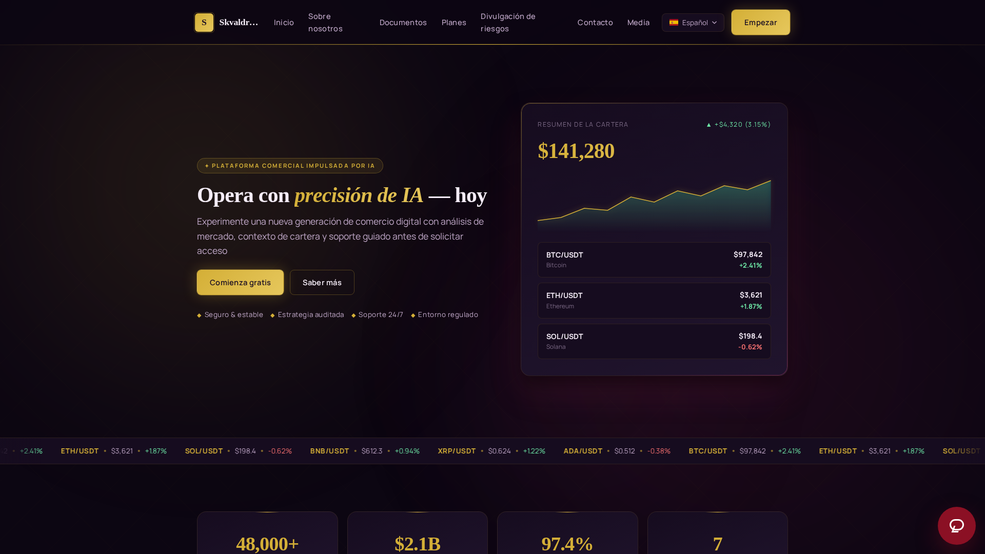 Screenshot of skvaldrevo-spain.sbs