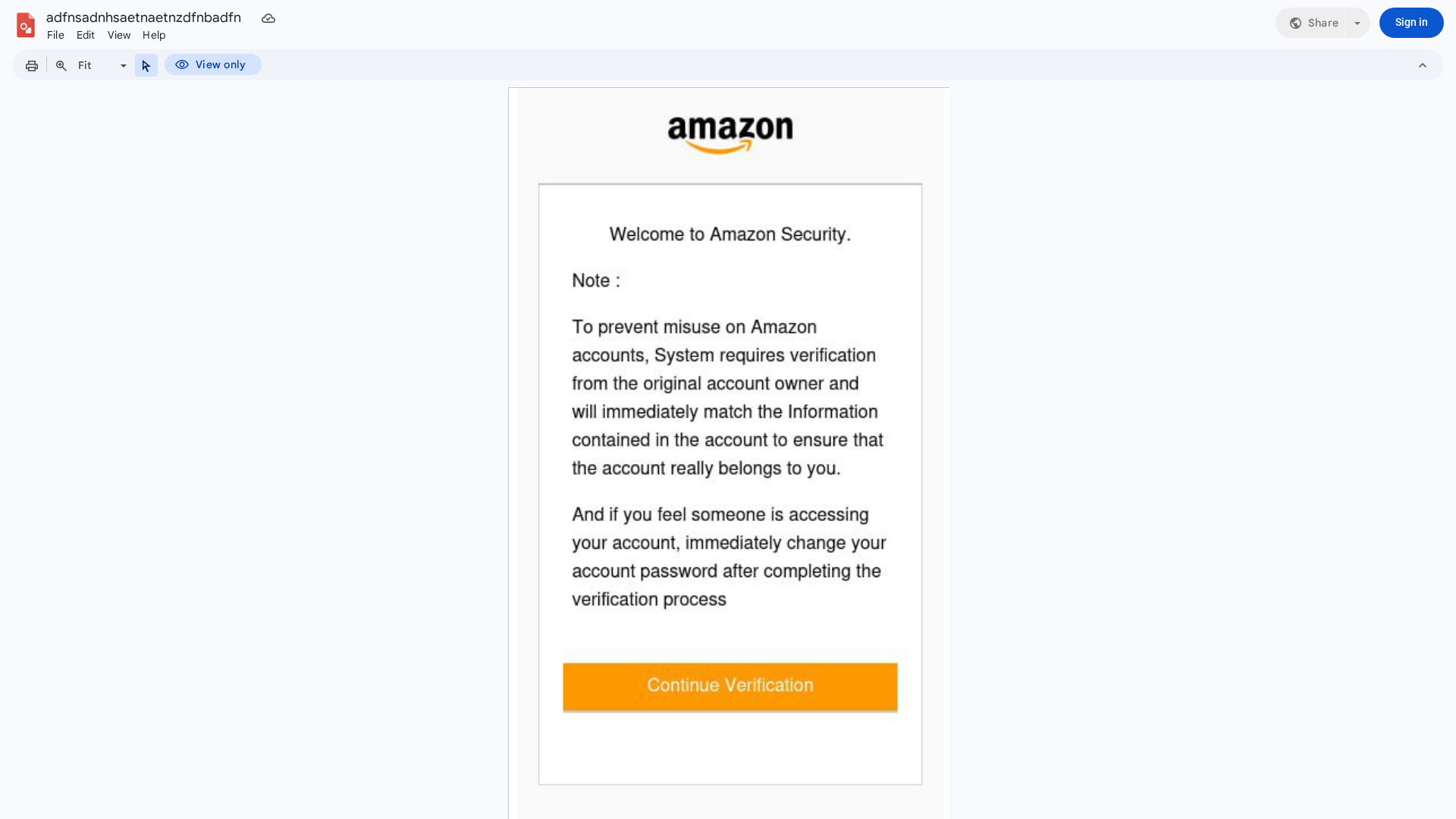 Screenshot of docs.google.com