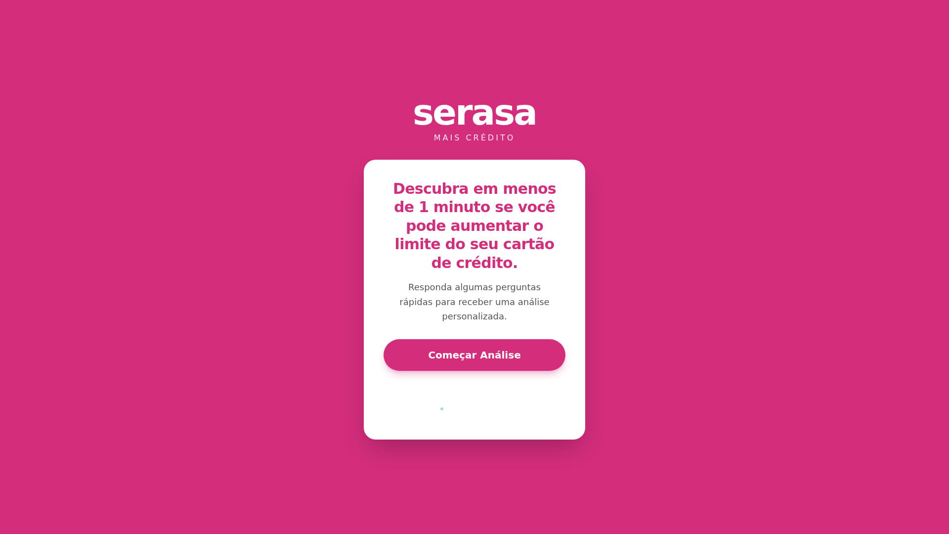 Screenshot of www.serasamaiscredito.site