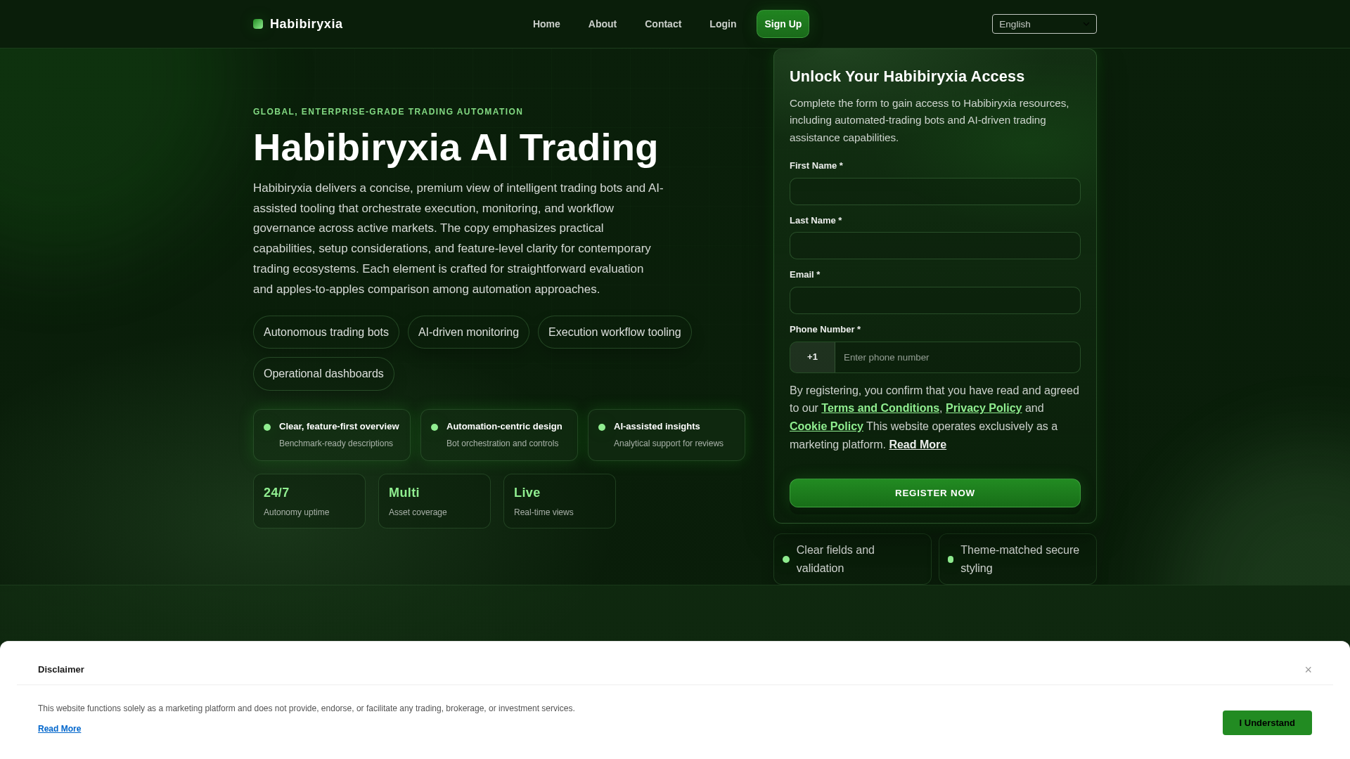 Screenshot of habibiryxia.digital