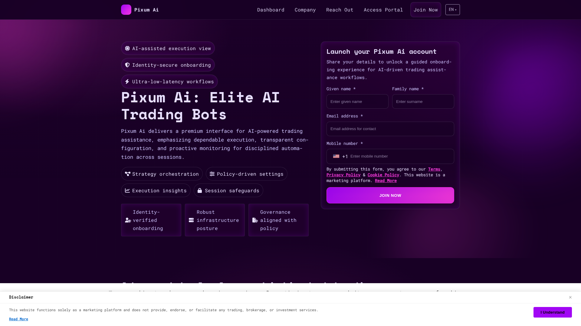 Screenshot of pixum-ai.digital