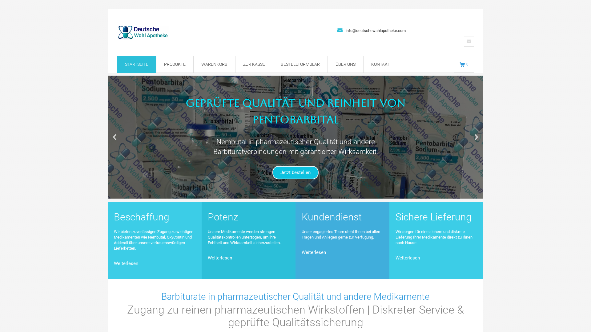 Screenshot of deutschewahlapotheke.com